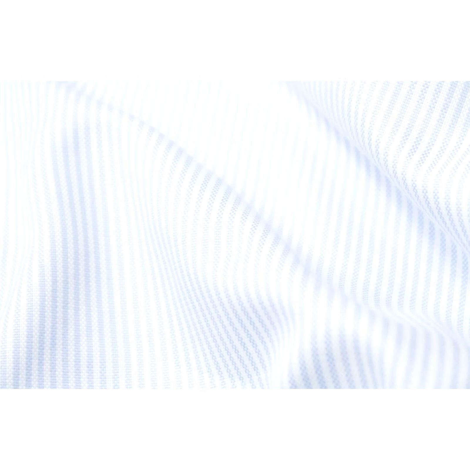 Suitsupply Suitsupply Try On Extra Slim Fit Formal Shirt Men's 43 / 17 Pinstriped Shirt White Blue Pinstripe Formal Shirt Mens 43/17 Size 46R - 6 Thumbnail