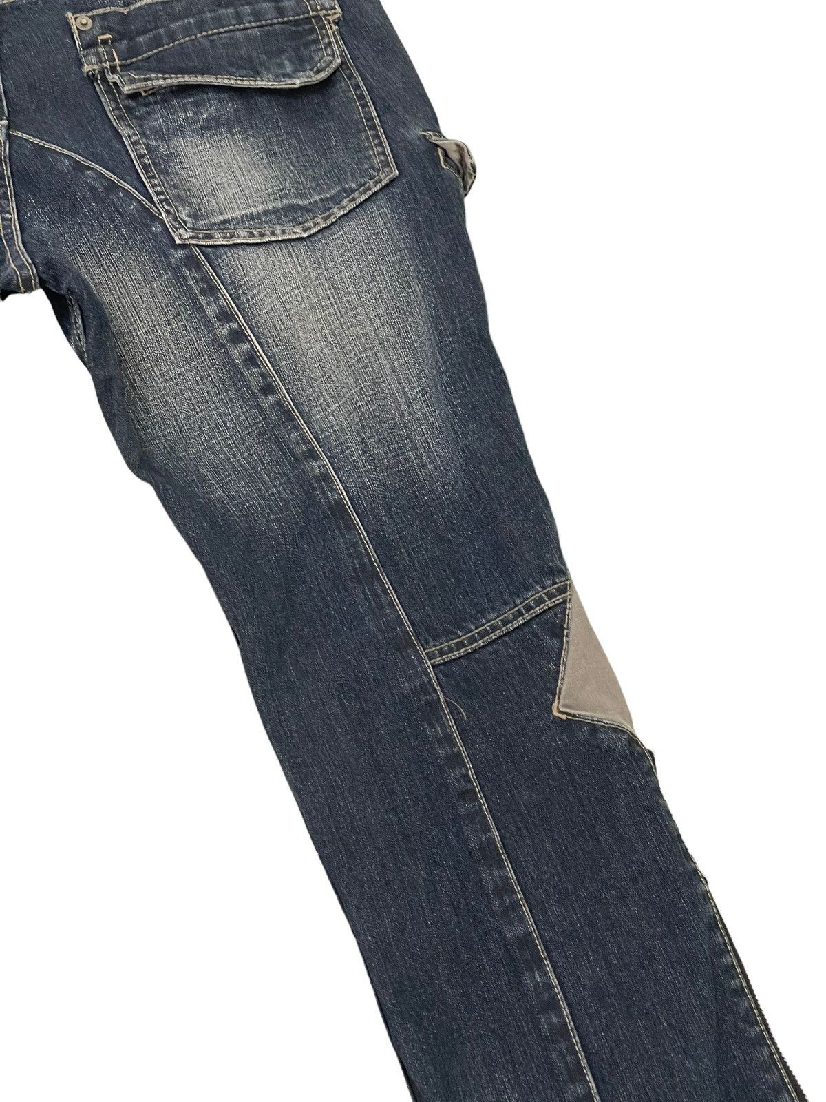 PPFM Slim Jeans PPFM Japan Multizipped Faded 8🟦4 Size US 32 / EU 48 - 15 Thumbnail
