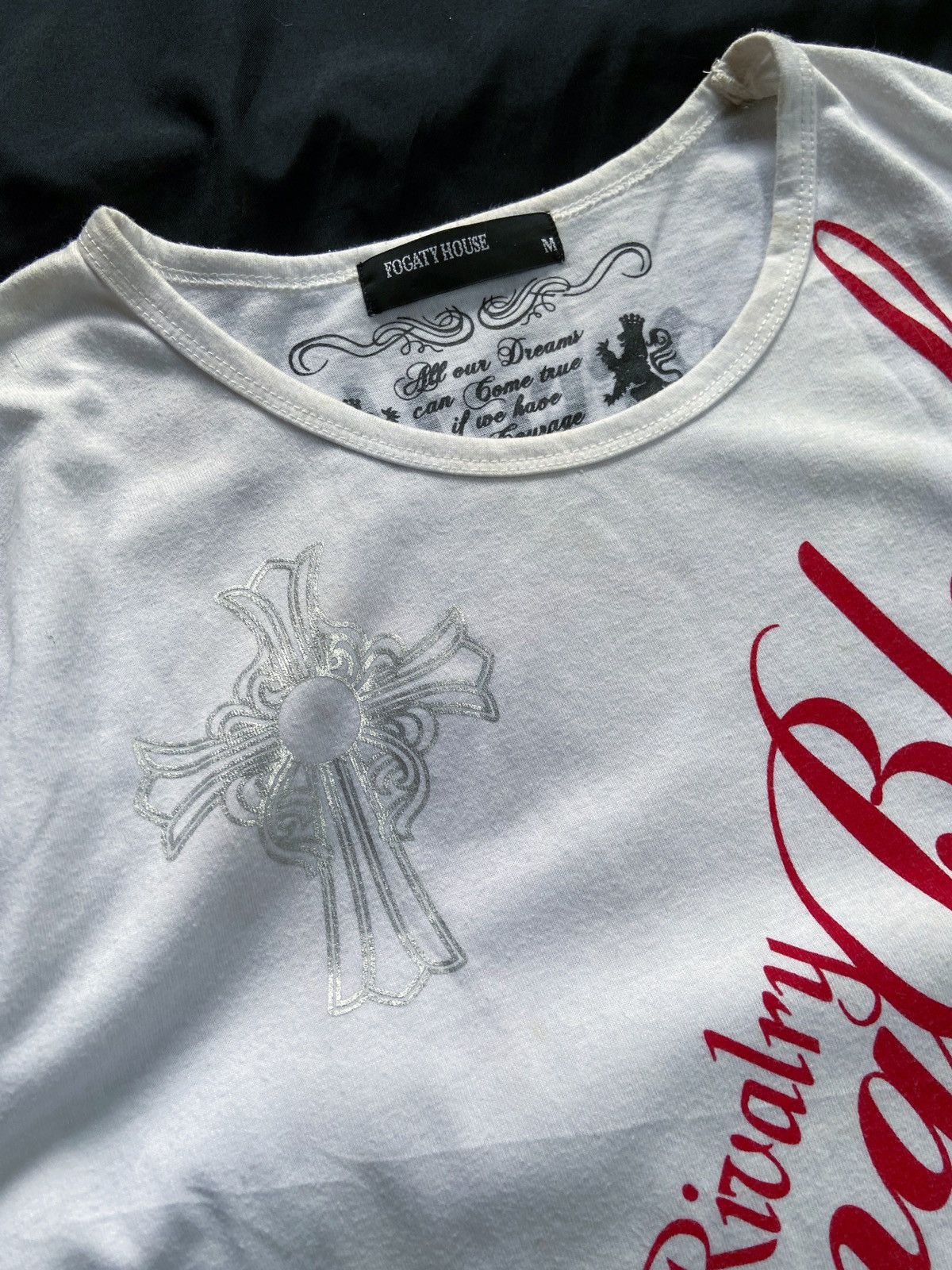 Beauty Beast FOGATY HOUSE SPIRITUAL RIVALRY LOOKING BLACK TEE Size US M / EU 48-50 / 2 - 4 Thumbnail
