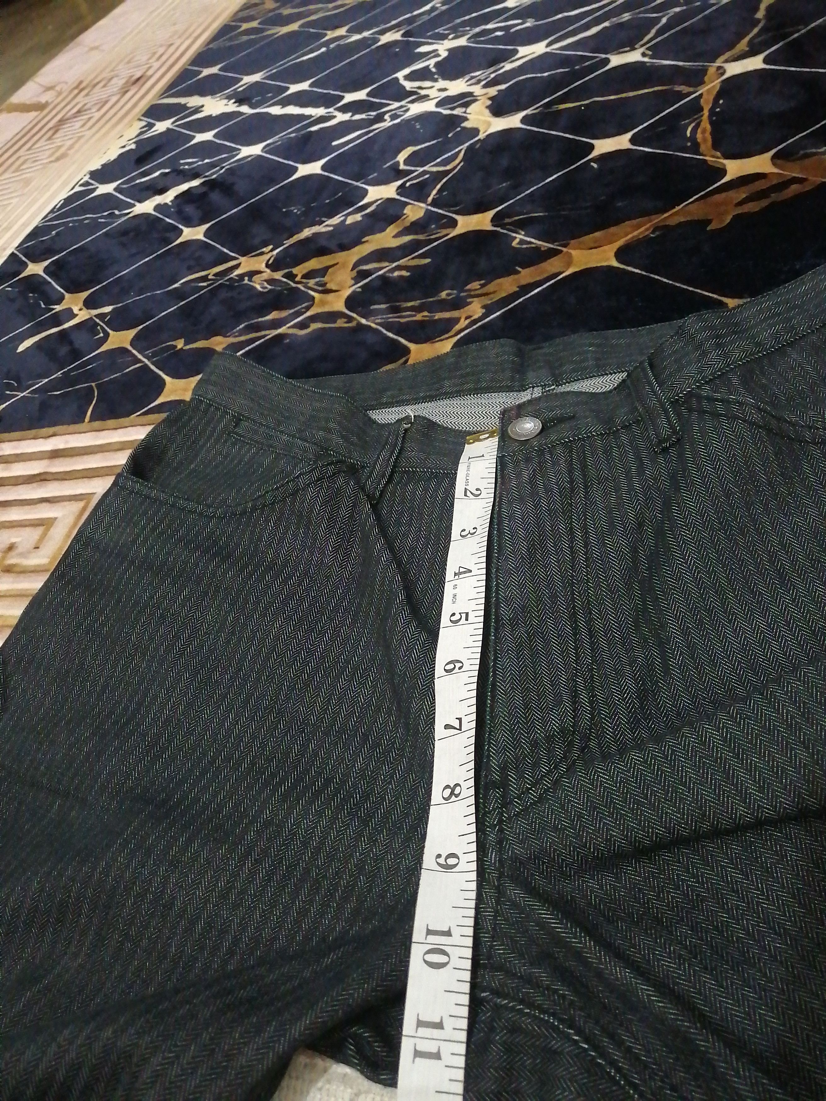 Japanese Brand JUNMEN TWEED TWILL PATTERN JEANS Size US 32 / EU 48 - 15 Thumbnail
