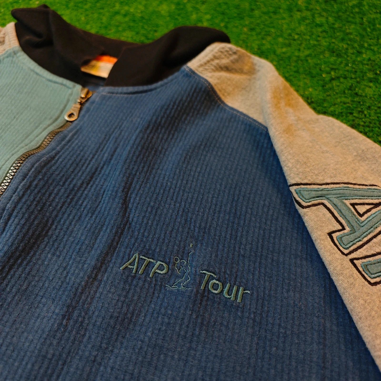 Adidas Vintage Adidas ATP tour Shirt Mens Medium blue 1/4 zip Size US M / EU 48-50 / 2 - 4 Thumbnail