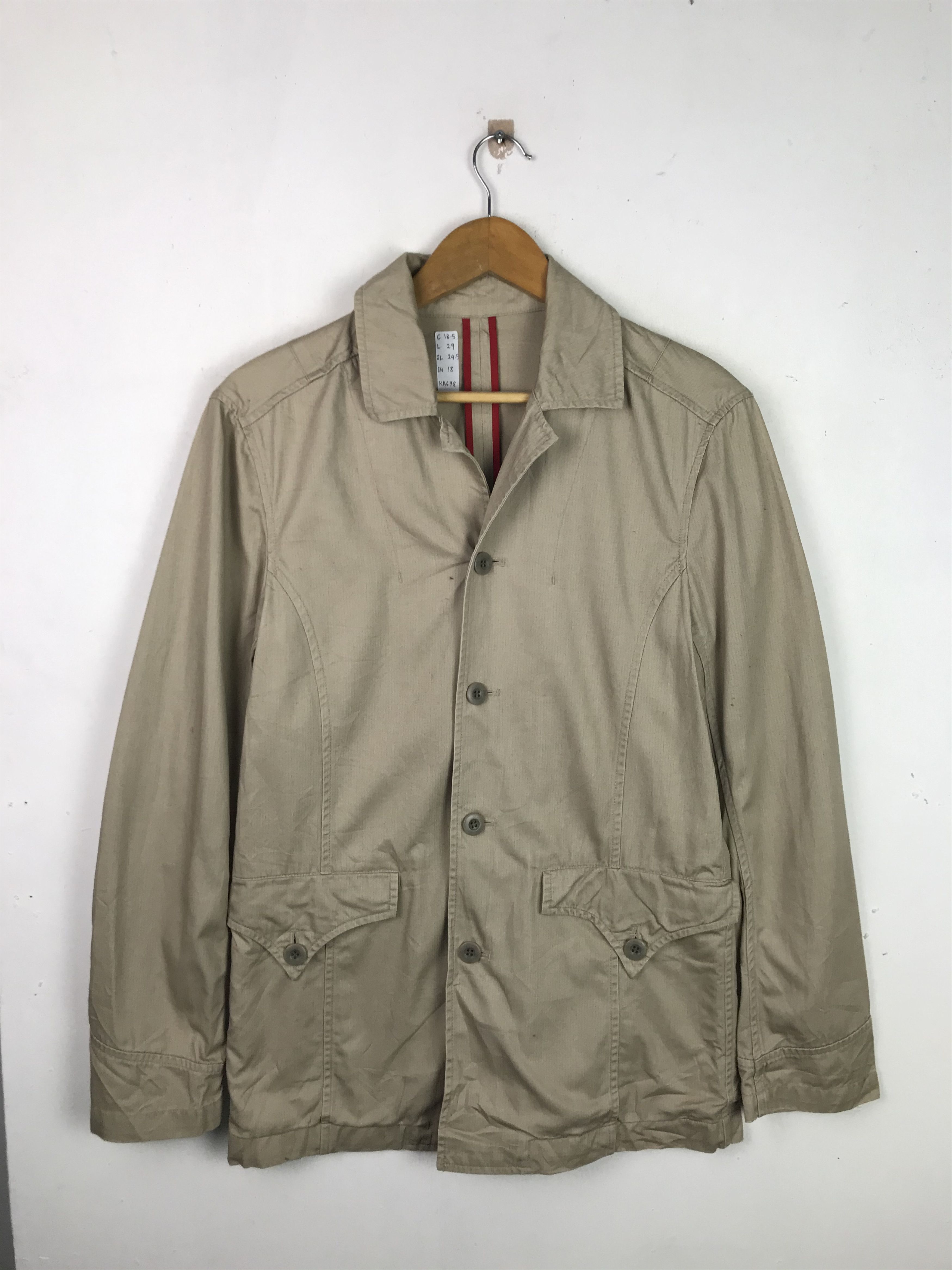 Vintage Issey miyake 291295 Homme Full Button Jacket