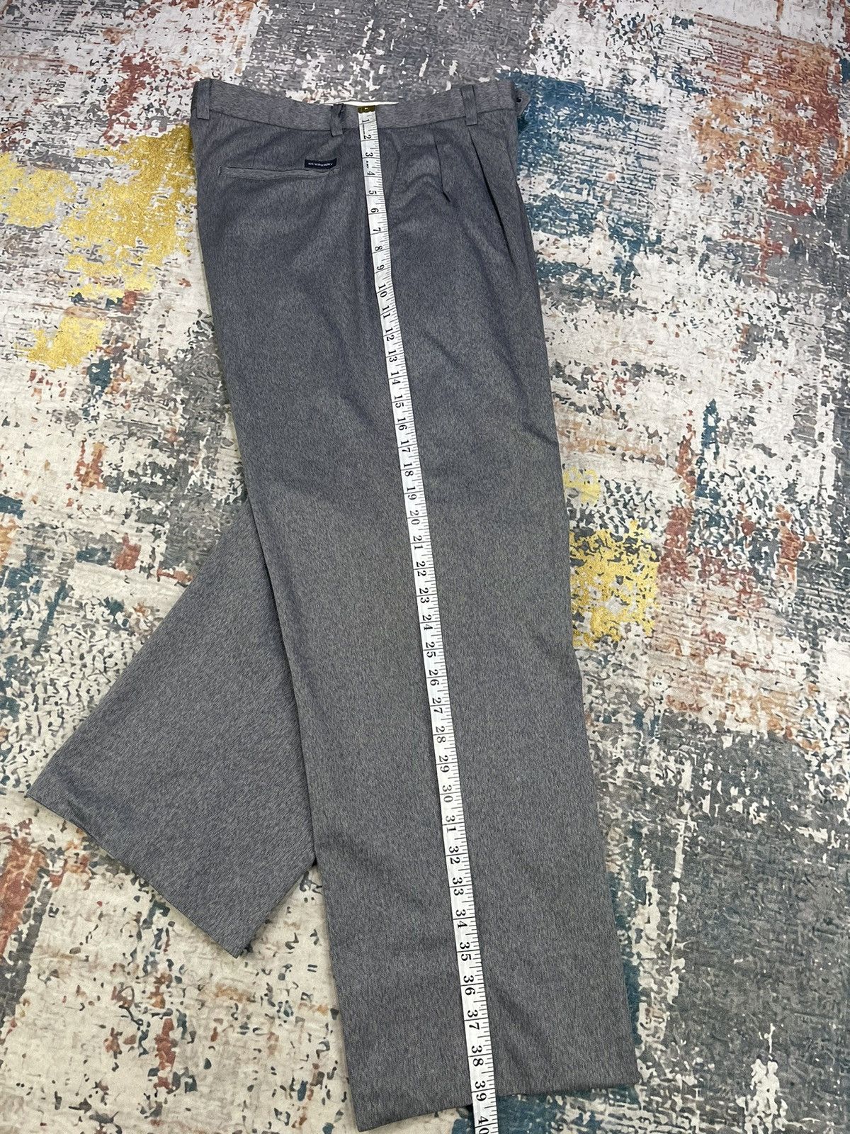 Burberry Burberry London Grey Business Formal Pants Size US 33 - 8 Thumbnail