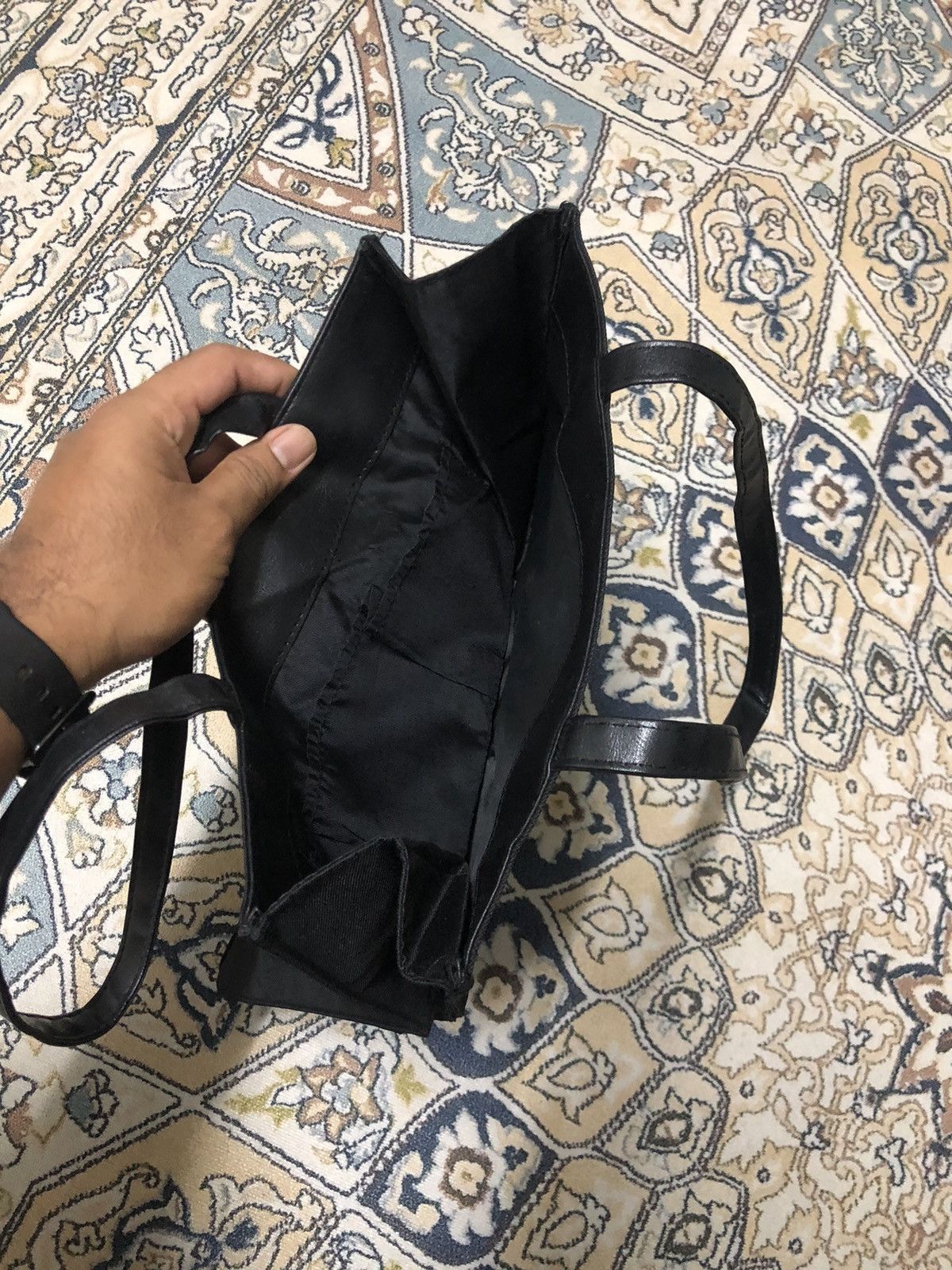Yohji Yamamoto Vintage Ys by Yohji Yamamoto Black Tote Bag Size ONE SIZE - 11 Thumbnail