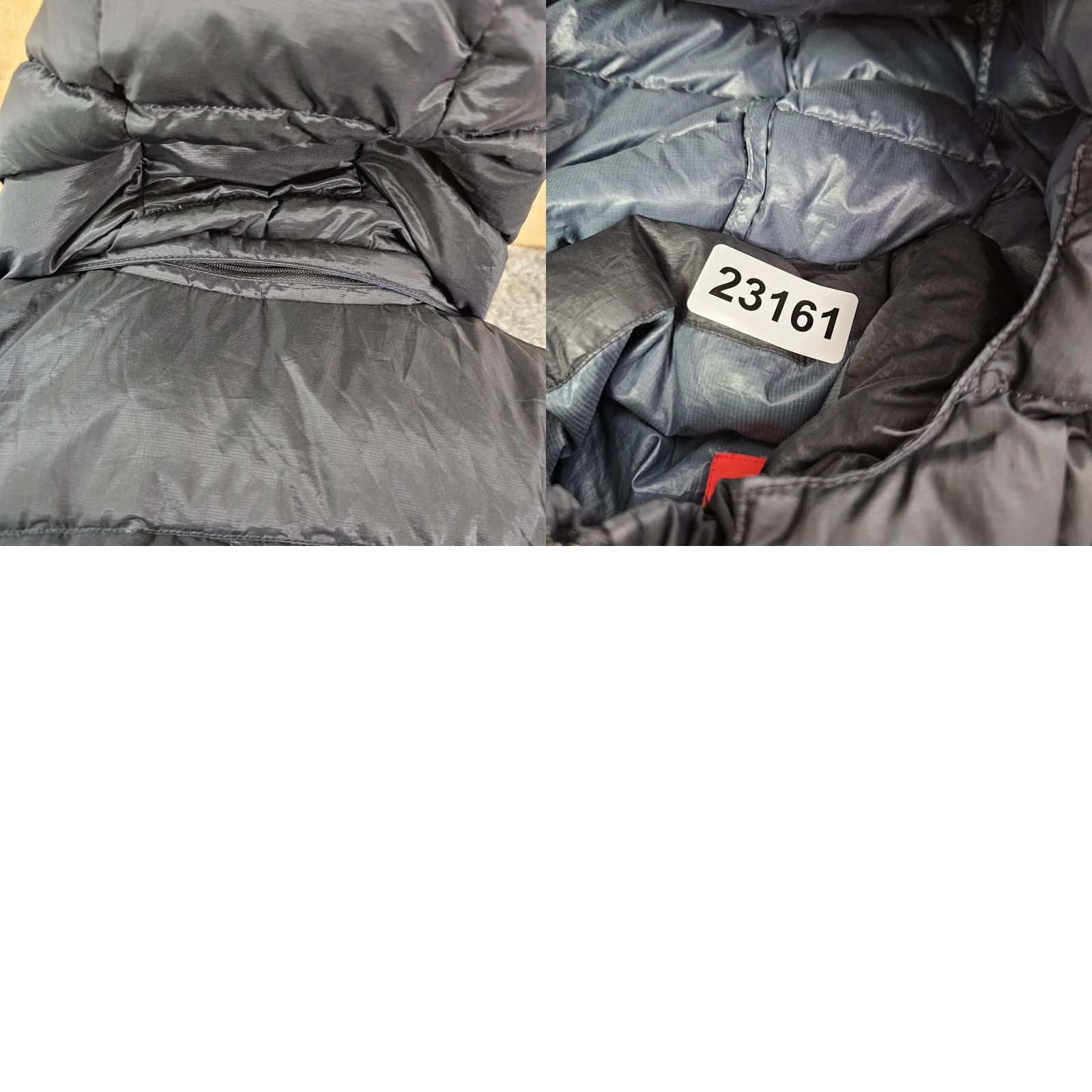 Nike VINTAGE Nike Down Puffer Jacket Womens M Black Hooded Quilted Zip 535441-010 Size M / US 6-8 / IT 42-44 - 9 Thumbnail