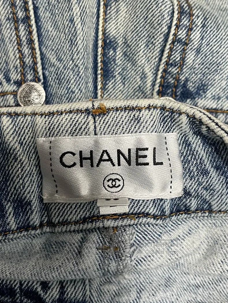 Chanel Chanel Denim wide-leg trousers Size 25" / US 0 / IT 36 - 6 Thumbnail