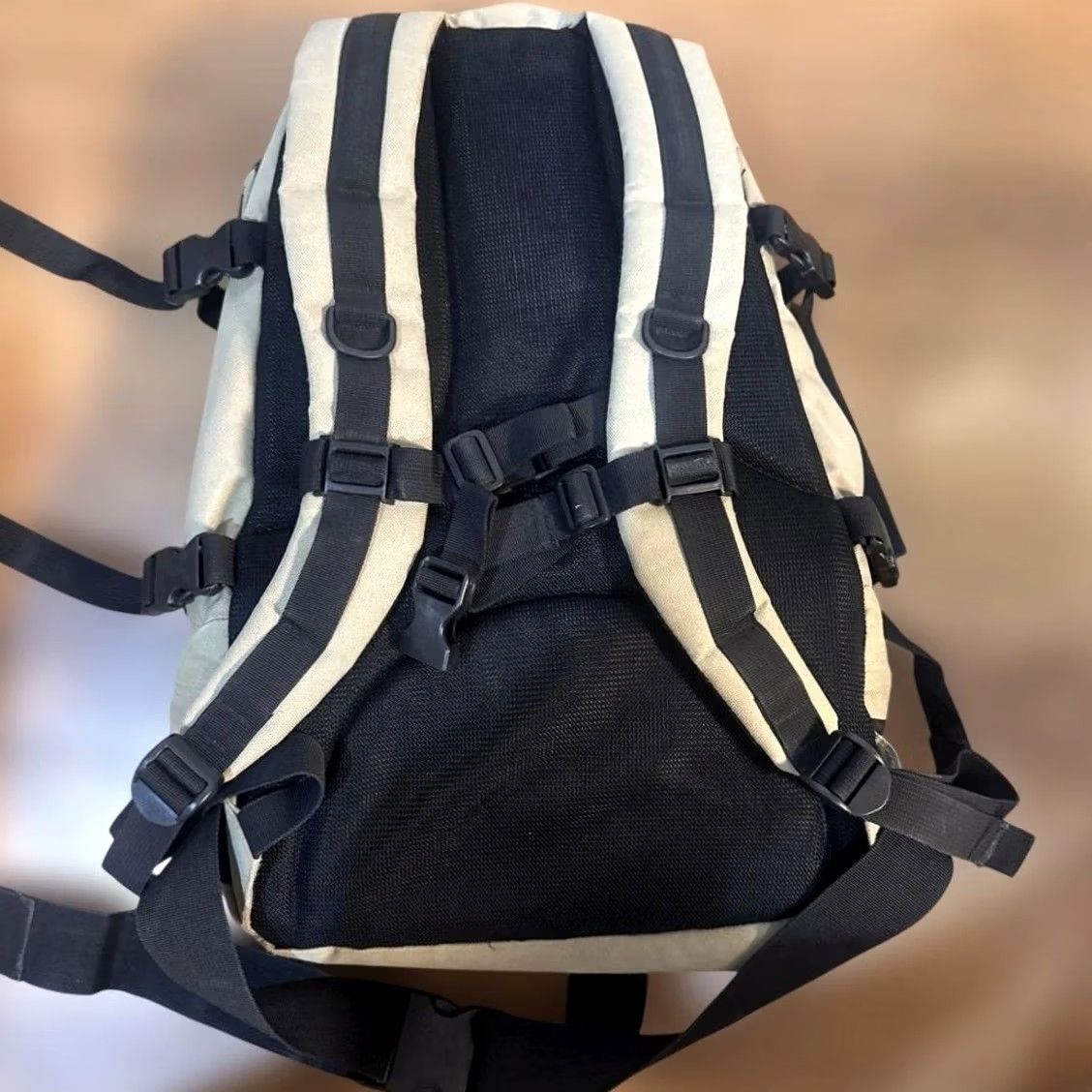 Logo 7 VINTAGE STUSSY 2WAY Backpack Shoulder Bag S Logo Rare USED Navy Tag 90s OLD Mens Size ONE SIZE - 2 Thumbnail