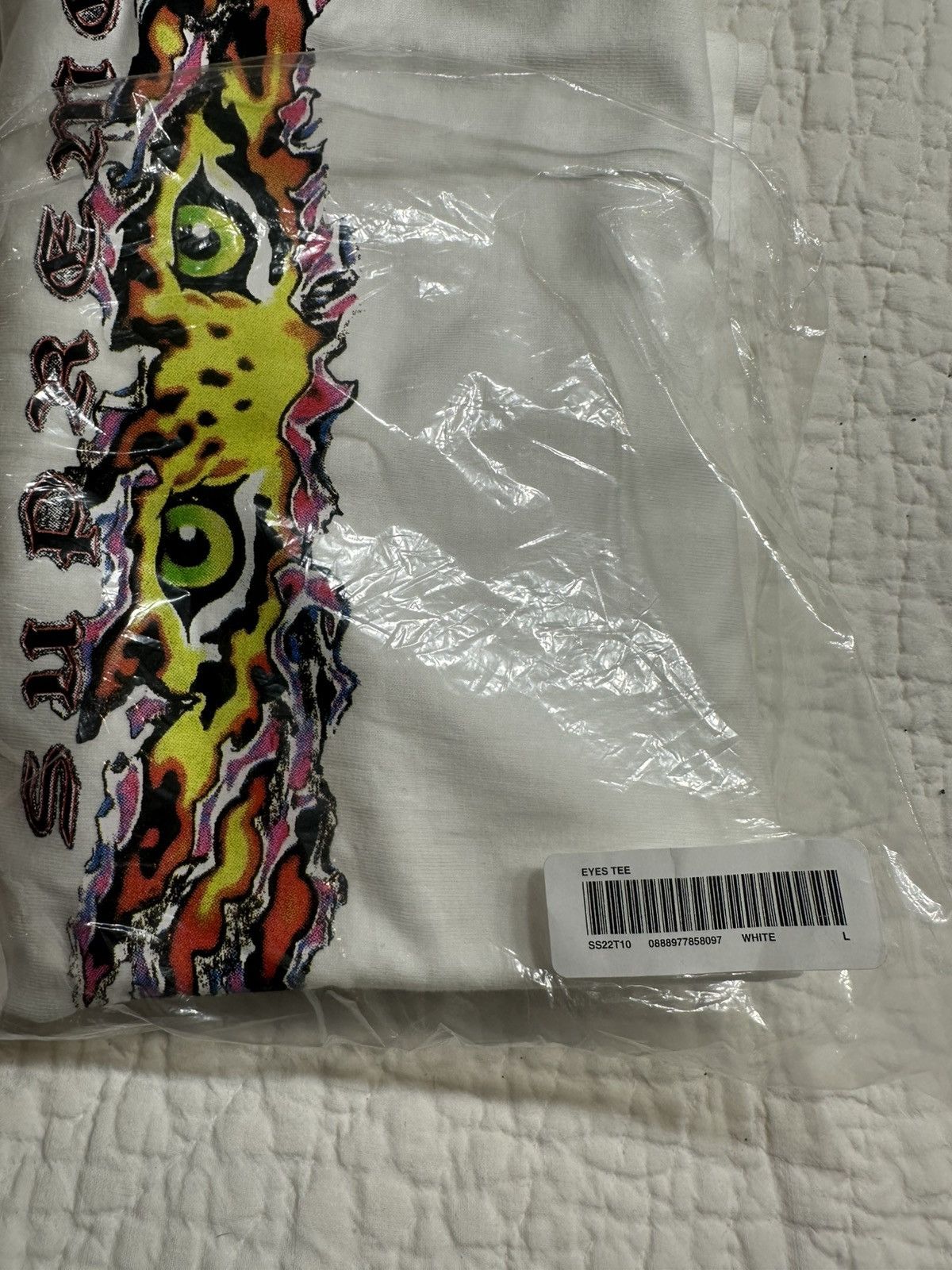 Supreme SUPREME EYES TEE- WHITE SIZE LARGE NEW Size US L / EU 52-54 / 3 - 5 Thumbnail
