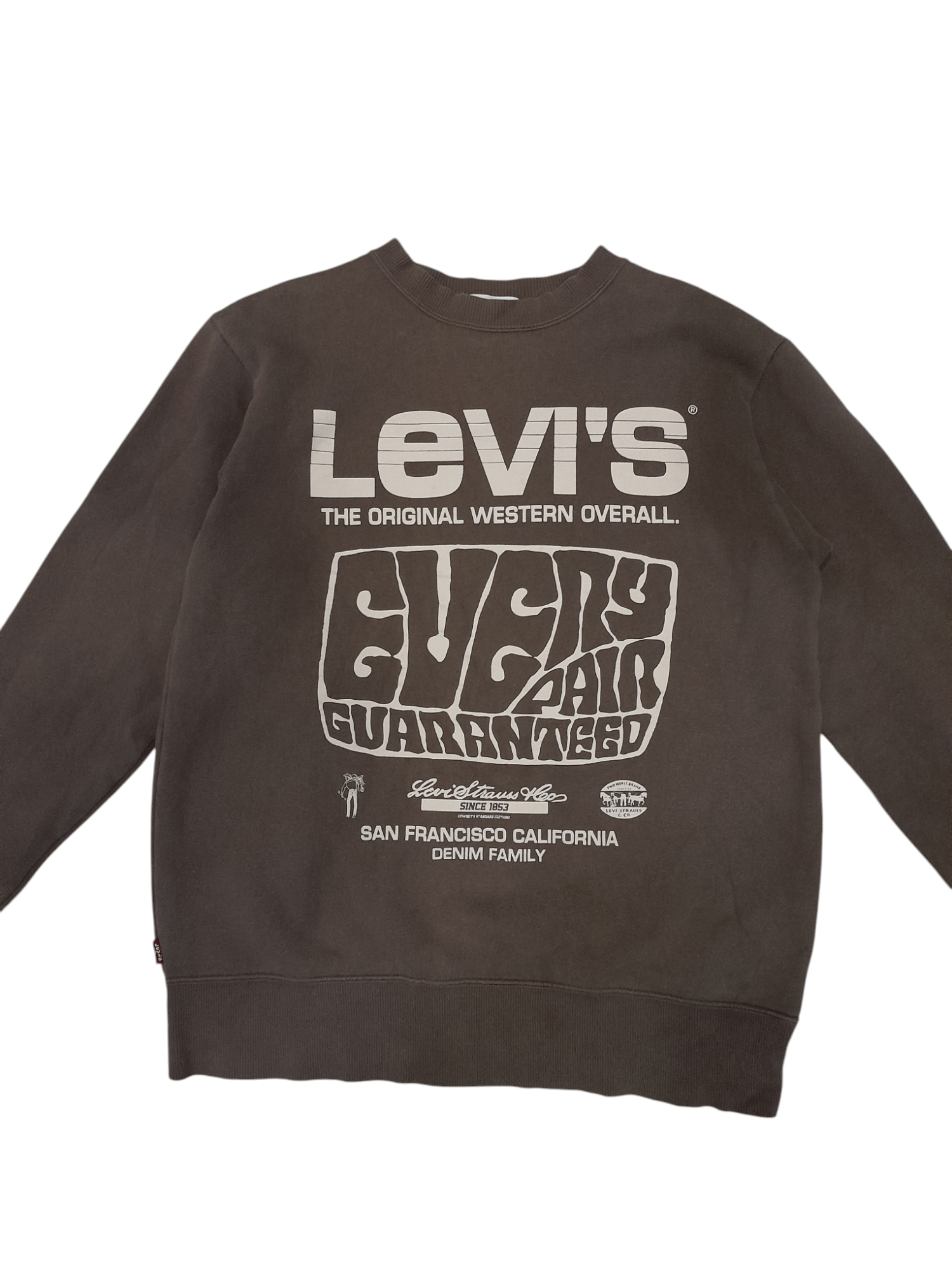 Levi's Levis Sweatshirt Japan Red Tab (F607) Size US M / EU 48-50 / 2 - 2 Thumbnail