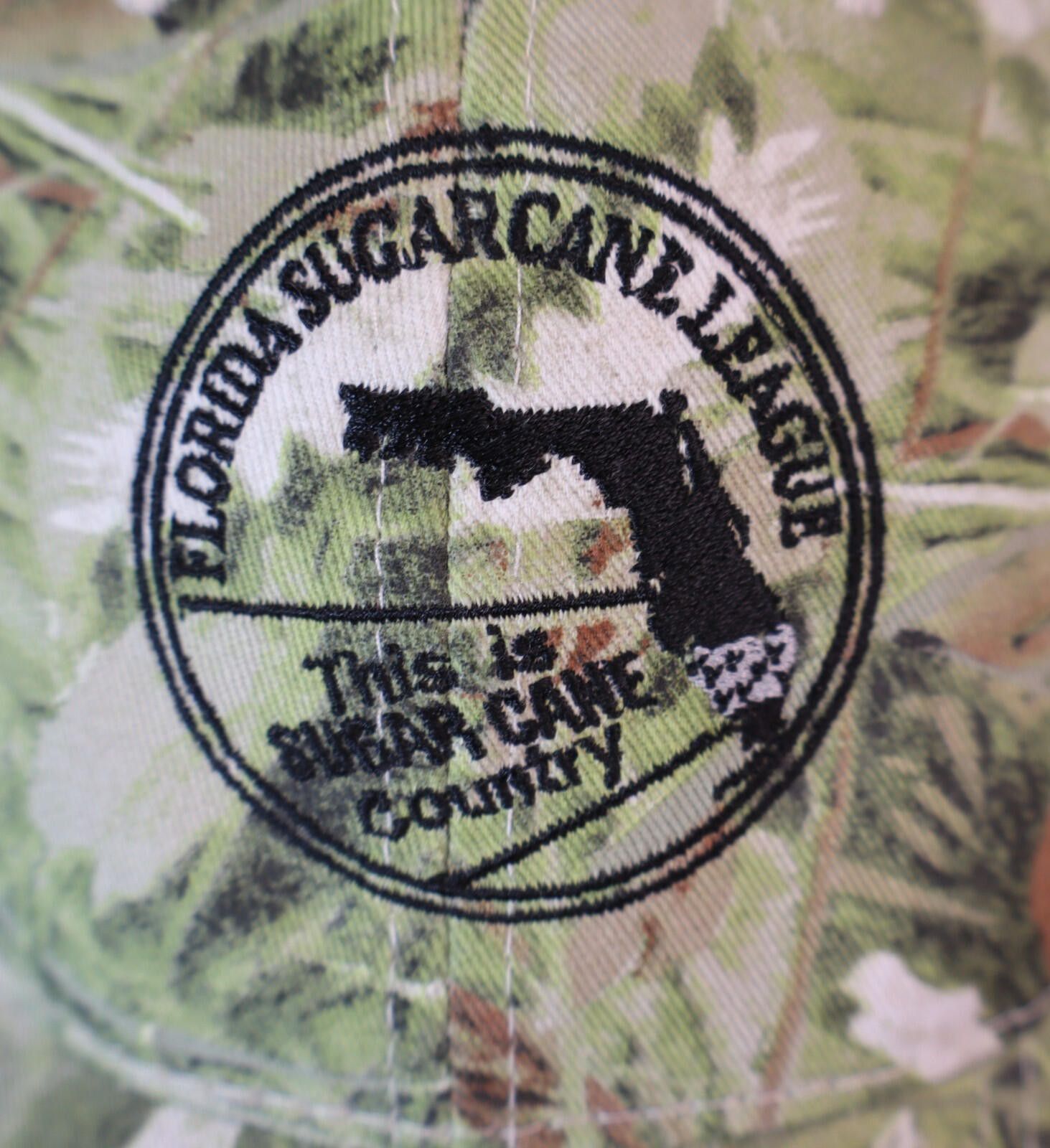 The Unbranded Brand Florida Sugar Cane Camo Hat Cap Cotton Strap Tree Dad Hat Size ONE SIZE - 1 Thumbnail