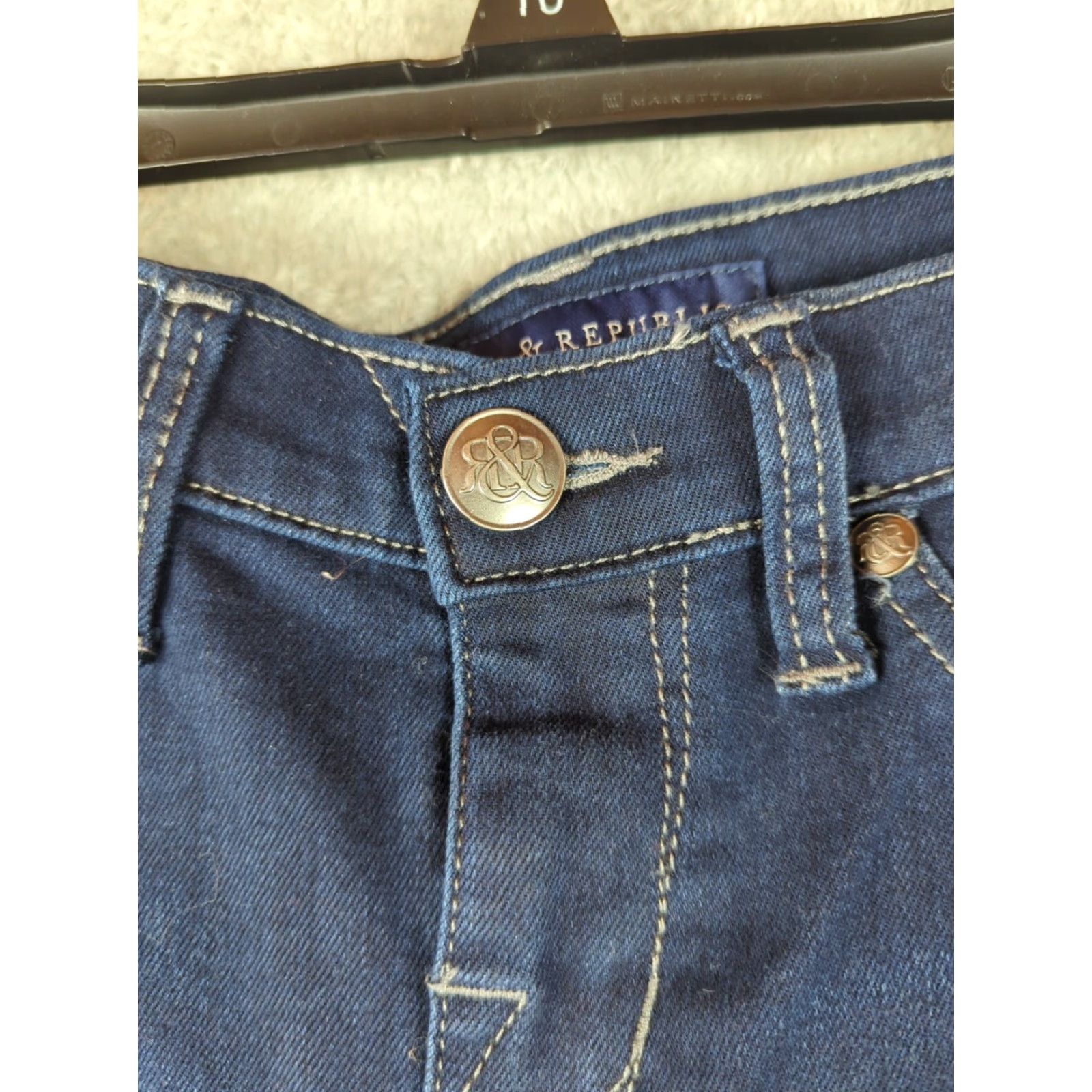 Vintage Rock & Republic Kashmiere Denim Skinny Jeans 8M Size 30" / US 8 / IT 44 - 4 Thumbnail