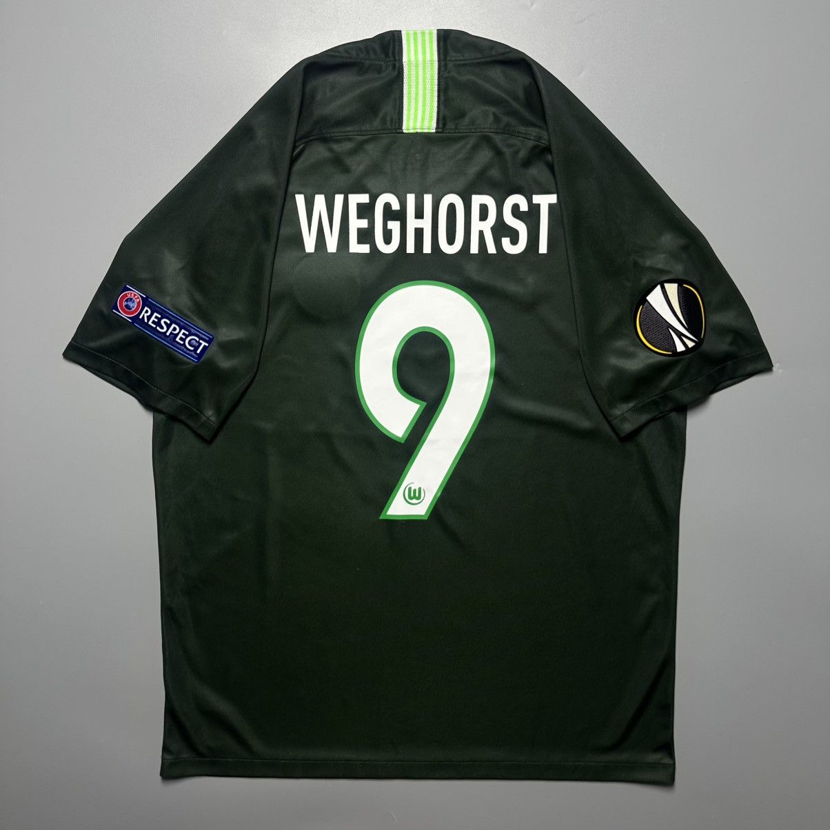 WOLFSBURG NIKE 2019/2020 FOOTBALL HOME JERSEY #9 WEGHORST