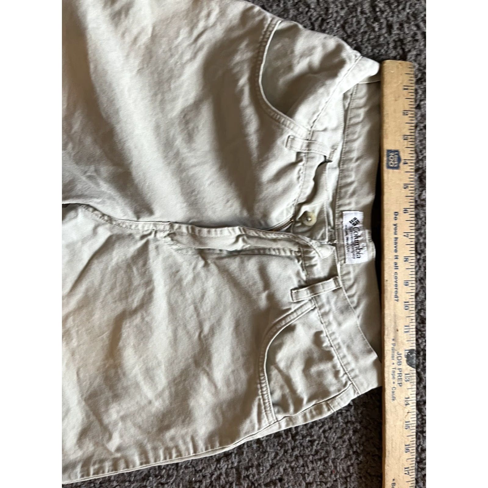Vintage Columbia Shorts Women’s Size 6 Beige Cotton Hiking Multi Pocket Cargo Chino Casual Size 28" / US 6 / IT 42 - 4 Thumbnail