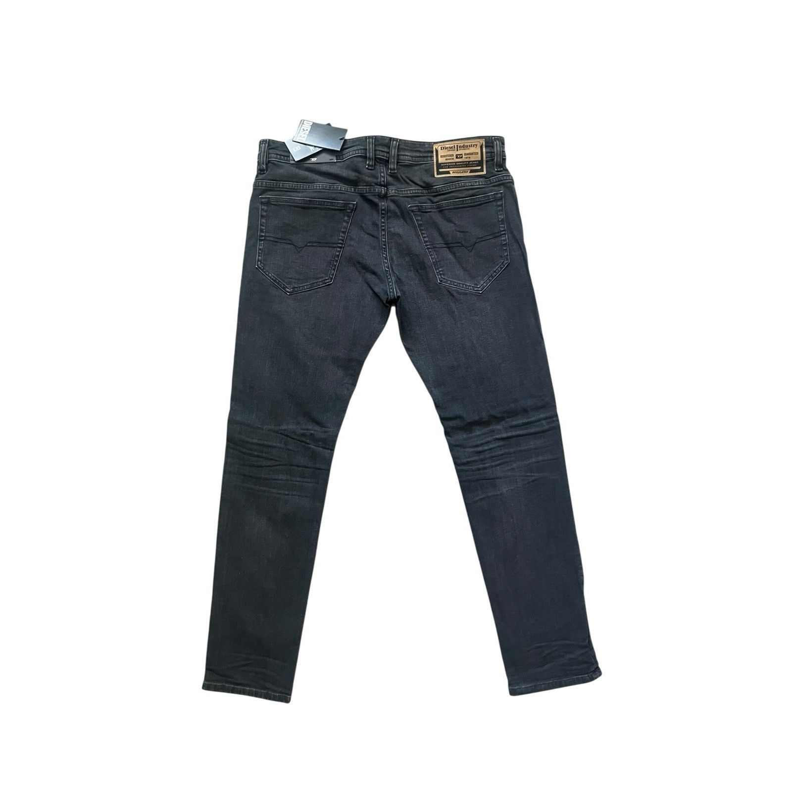 Diesel Diesel Mens Thommer Slim Fit Jeans RB063 Black Size 34/32 Size US 34 / EU 50 - 4 Thumbnail