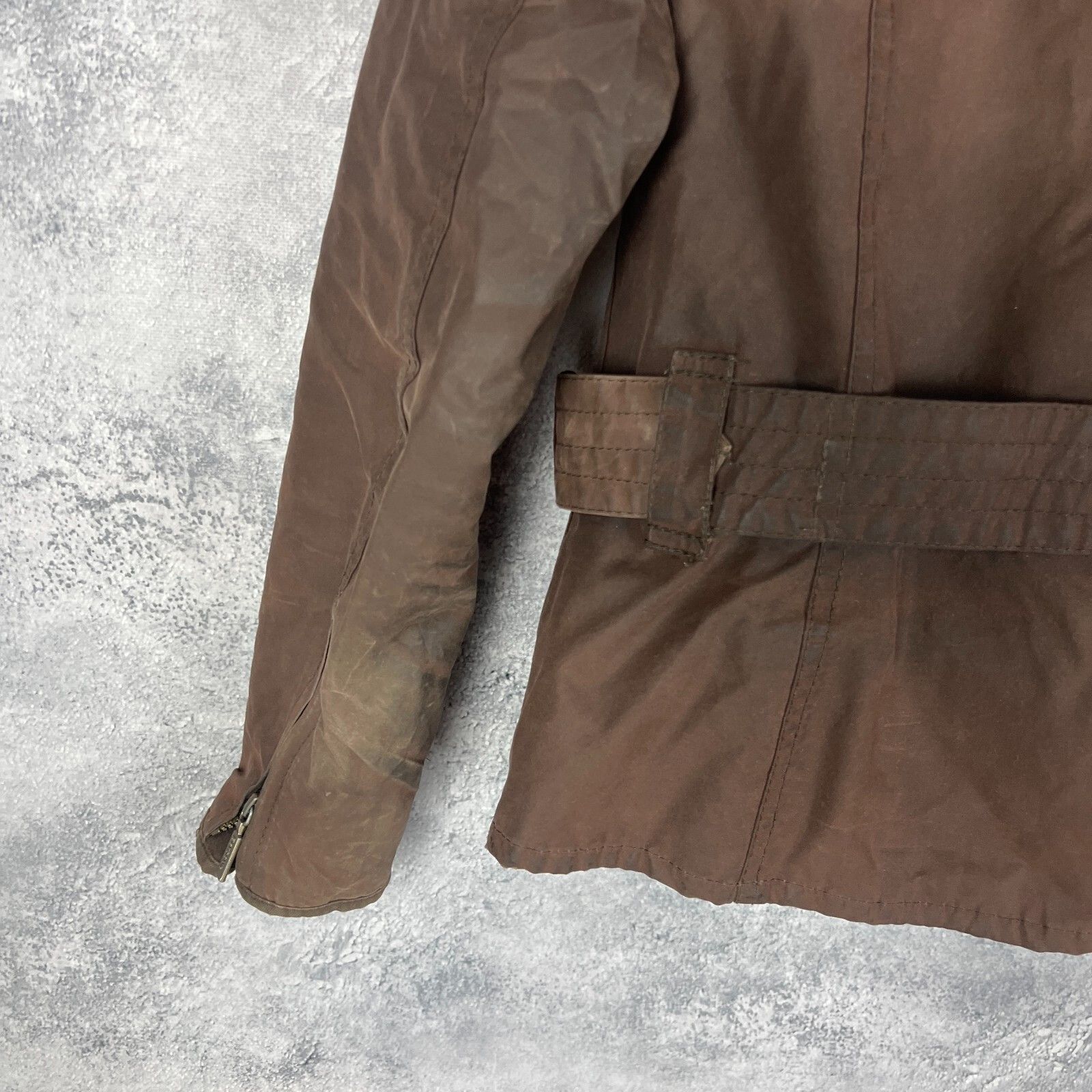 Barbour Barbour International Waxed Jacket Women's Size 4 Brown ` Size S / US 4 / IT 40 - 12 Thumbnail