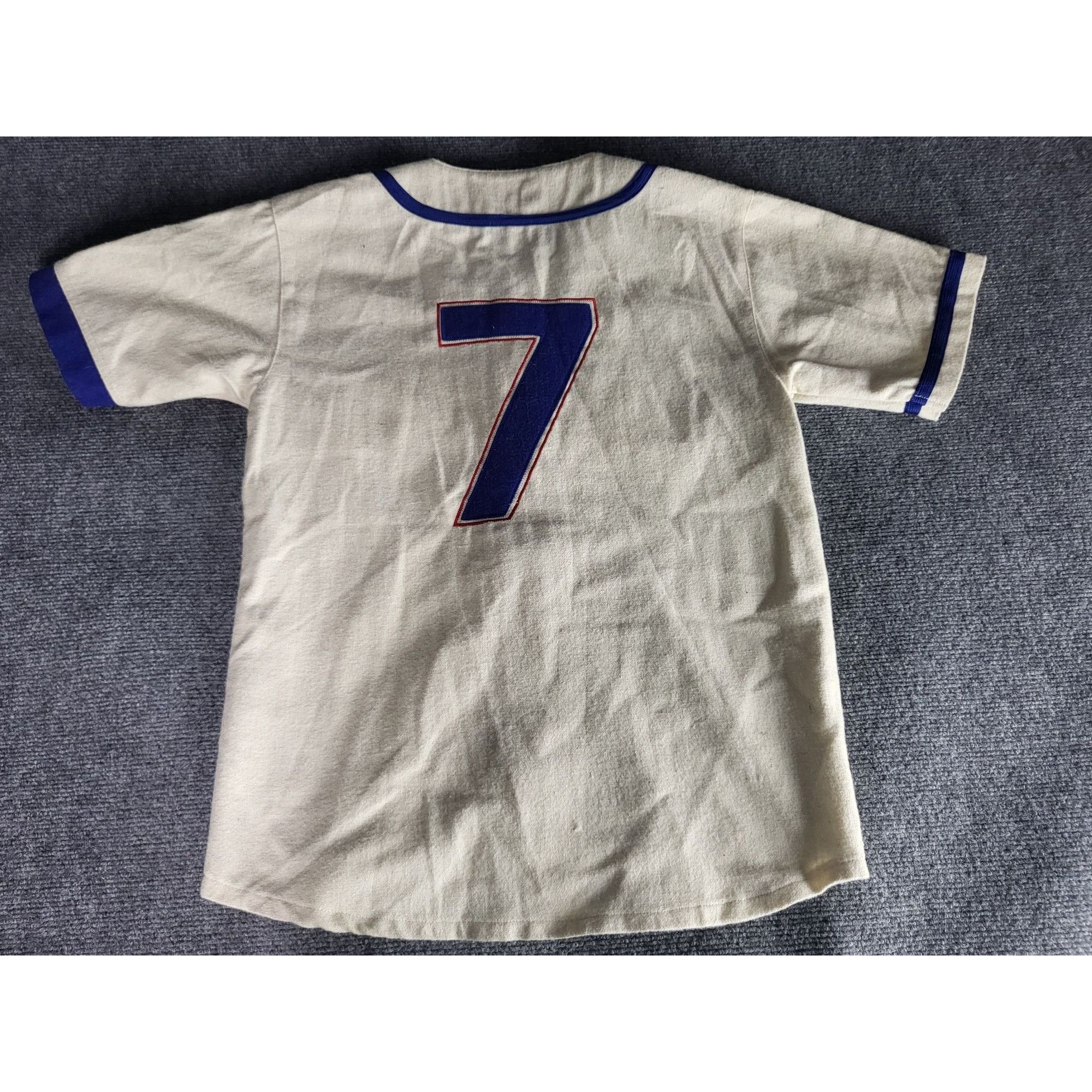 MLB Brooklyn BASEBALL #7 VINTAGE CLASSICS BASEBALL JERSEY RAW BL Size US M / EU 48-50 / 2 - 2 Thumbnail