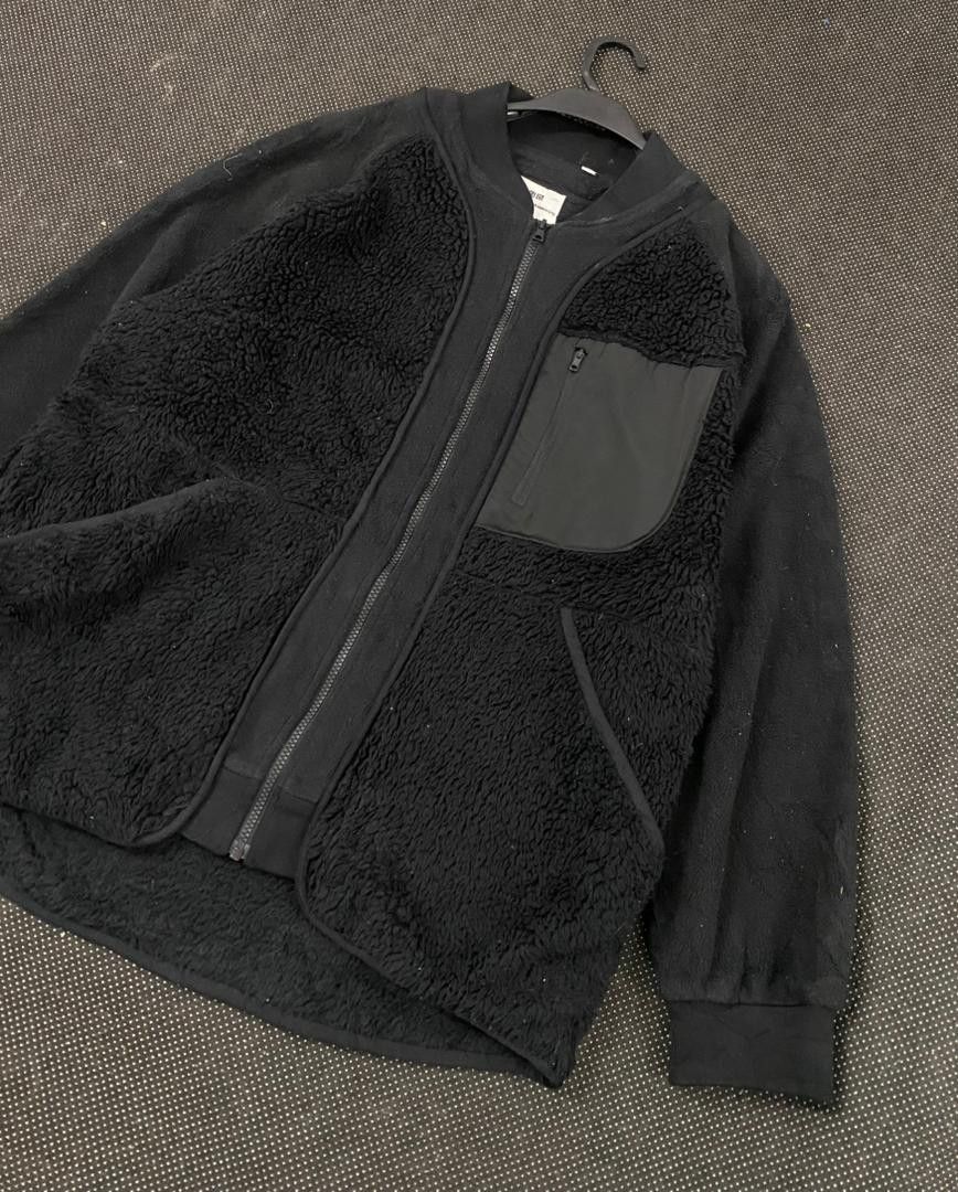 Uniqlo White Mountaineering Sherpa Black Jacket