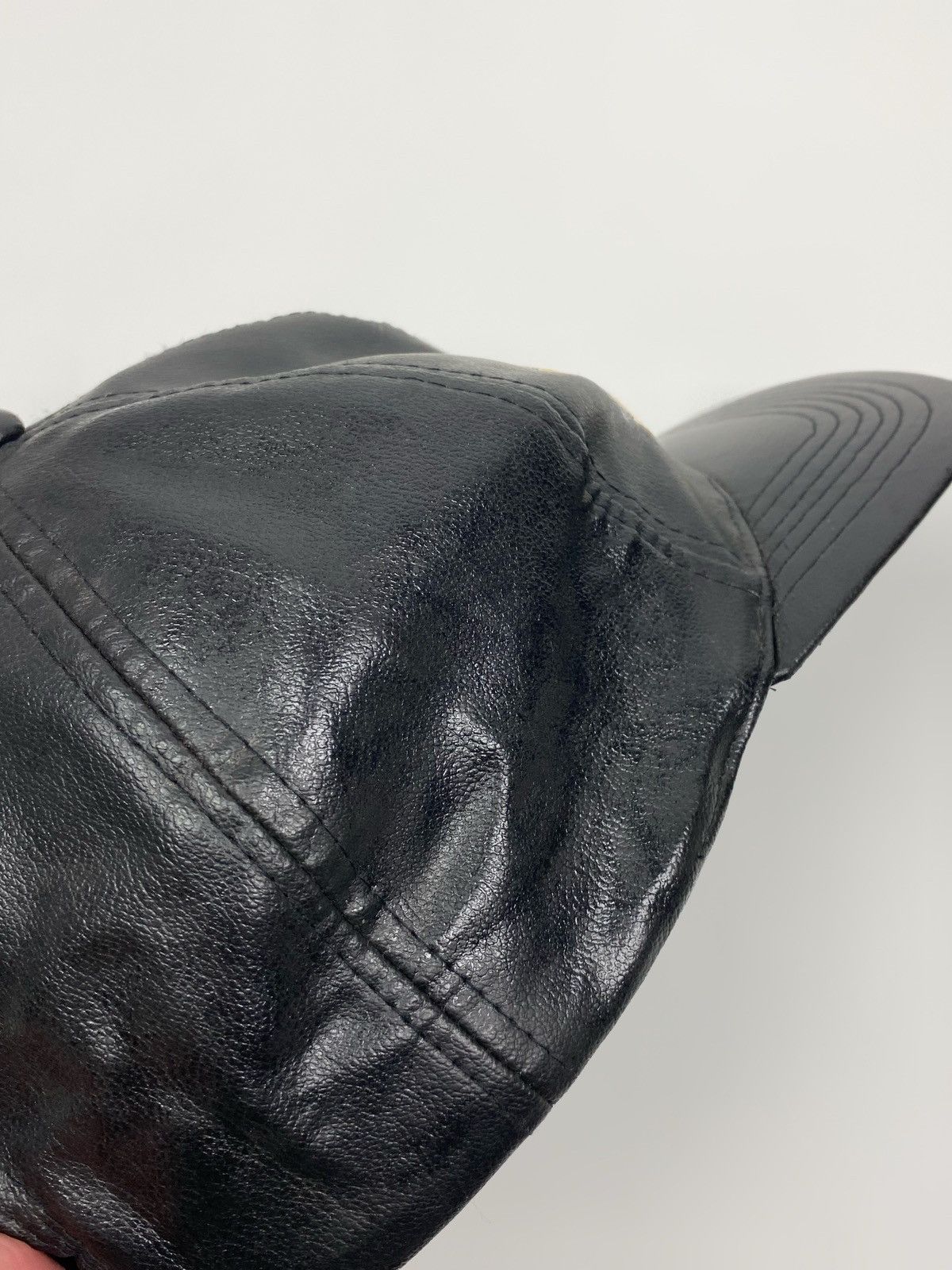 Vintage 1990’s Vintage Zero Spell Out PVC Coated Snap Back Hat Size ONE SIZE - 7 Thumbnail