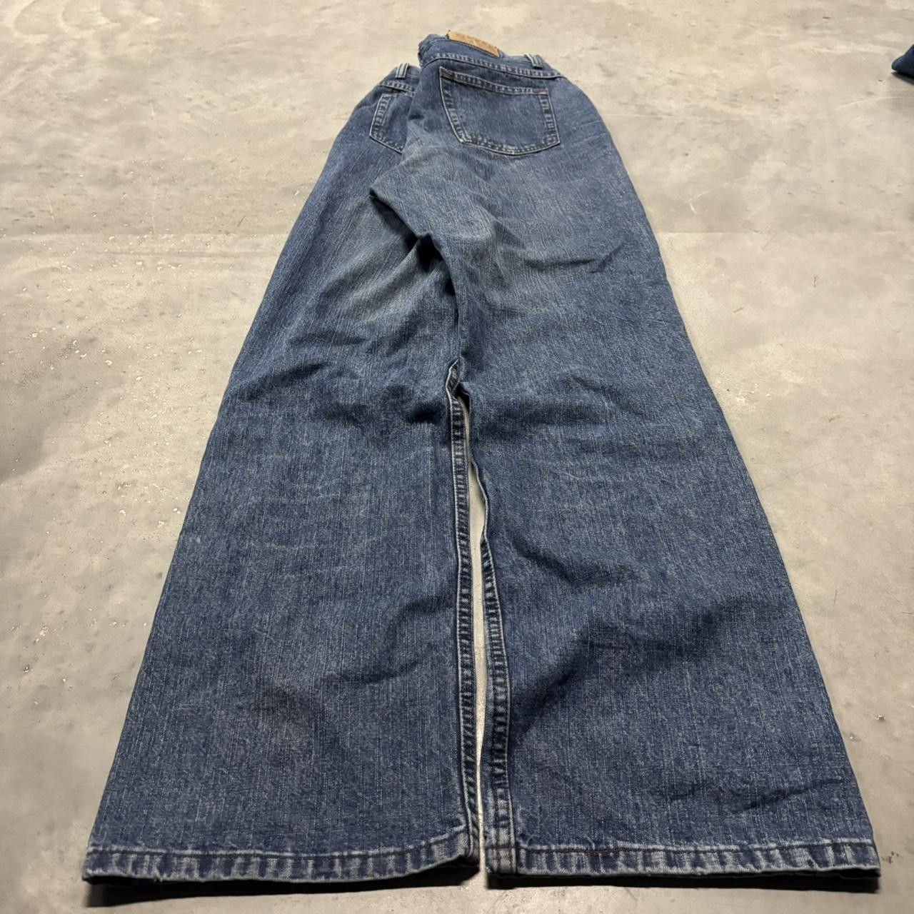 Japanese Brand × Vintage Crazy Vintage Y2K/2000s Medium Wash Essential Denim Jeans! Size US 30 / EU 46 - 4 Thumbnail