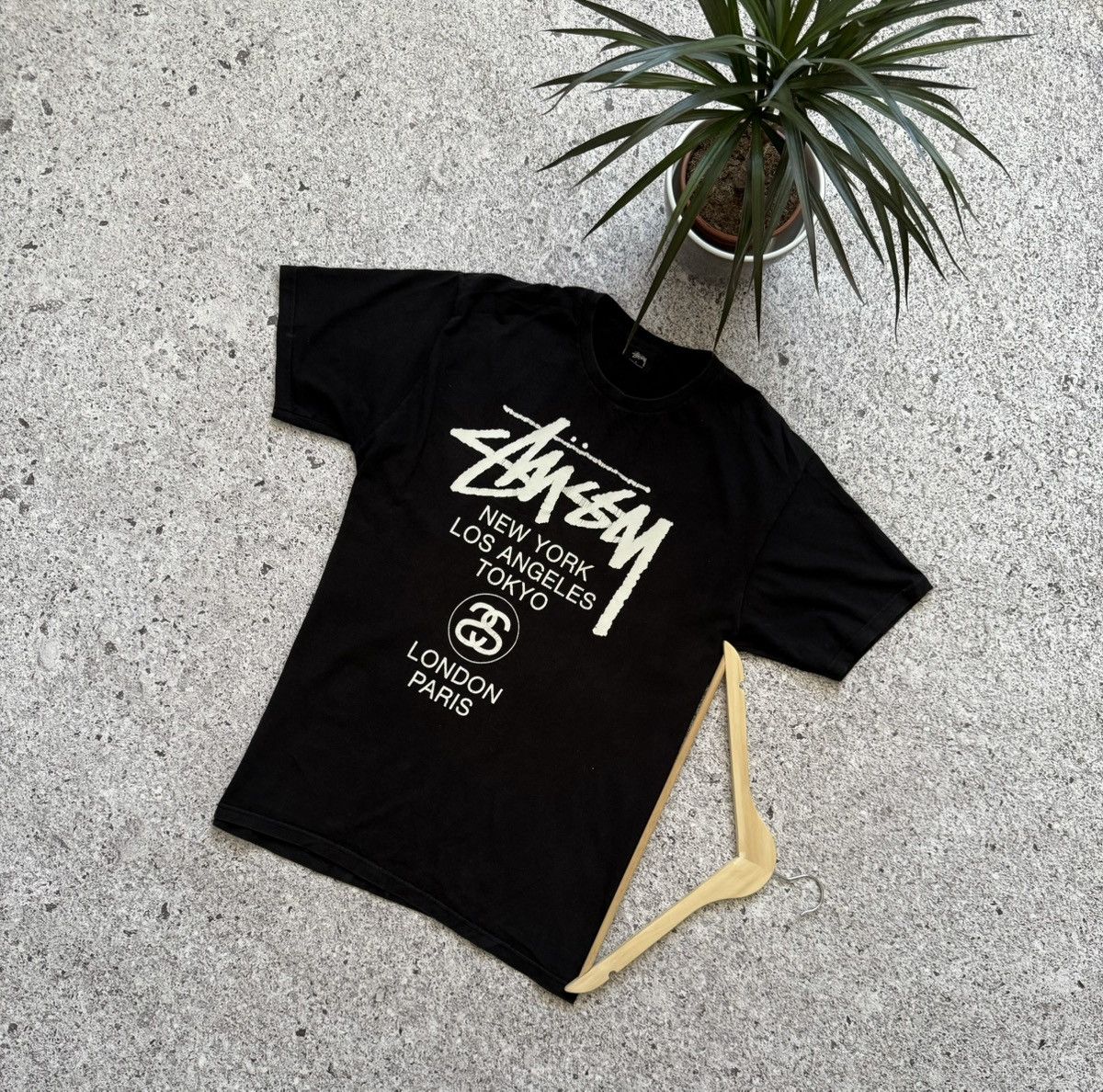 Stussy × Vintage Vintage 90’s Stussy Cityes Tokyo Made In USA Tee Y2K Hype Size US L / EU 52-54 / 3 - 1 Thumbnail