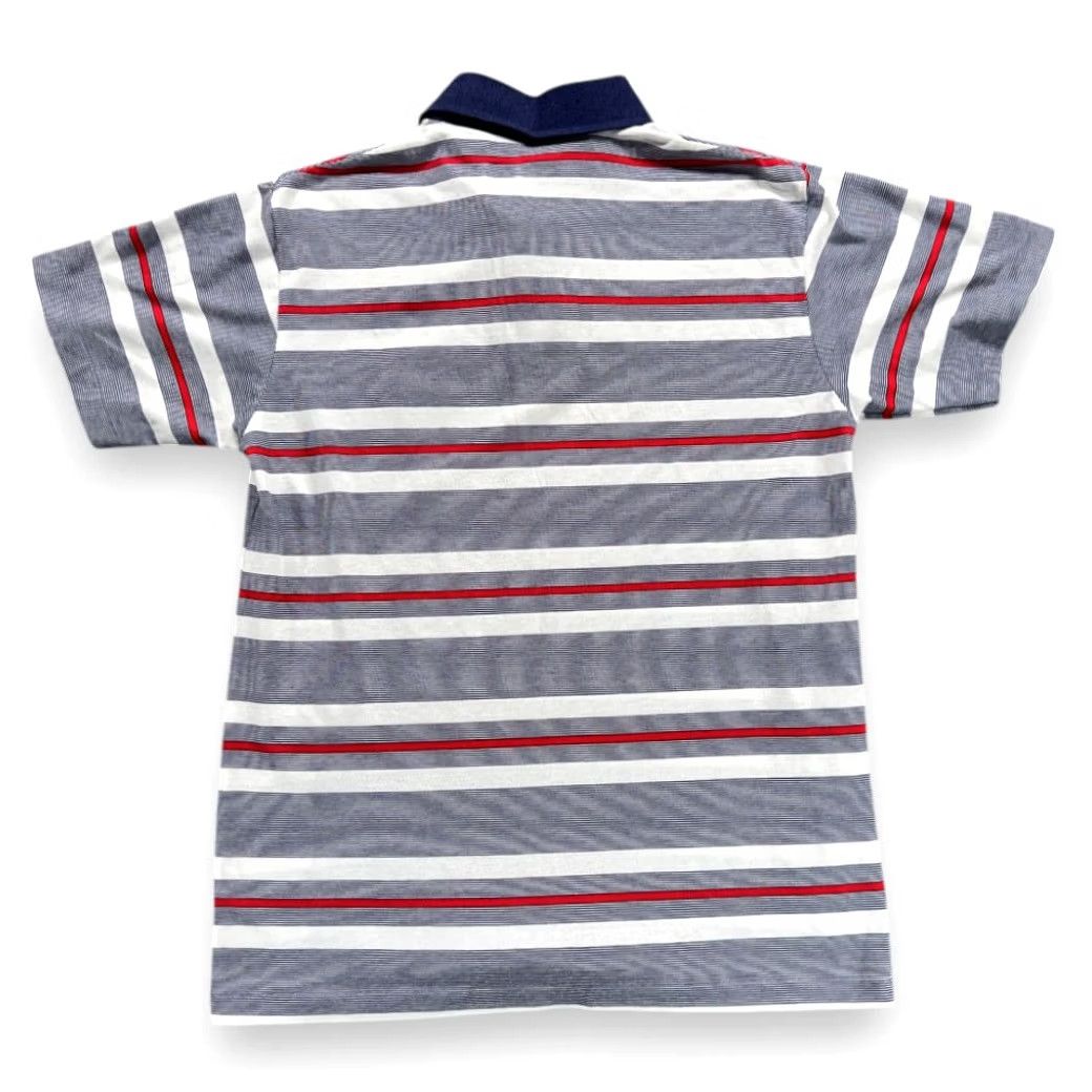 Vintage Vintage Knightsbridge Polo Shirt Adult SMALL Blue White Red Striped Pocket 80s Size US S / EU 44-46 / 1 - 3 Thumbnail