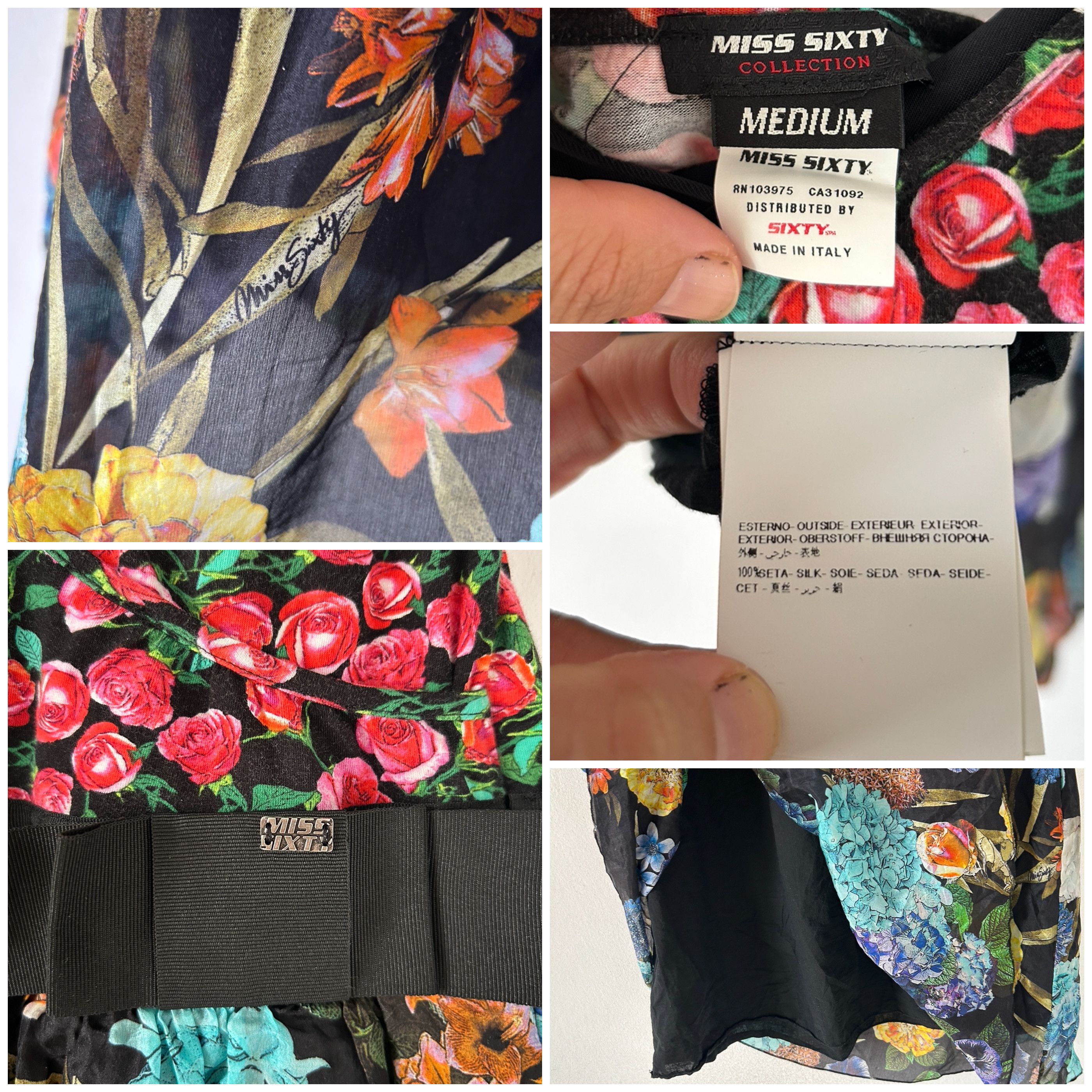 Miss Sixty Vintage Miss Sixty Floral mini dress Size M / US 6-8 / IT 42-44 - 8 Thumbnail