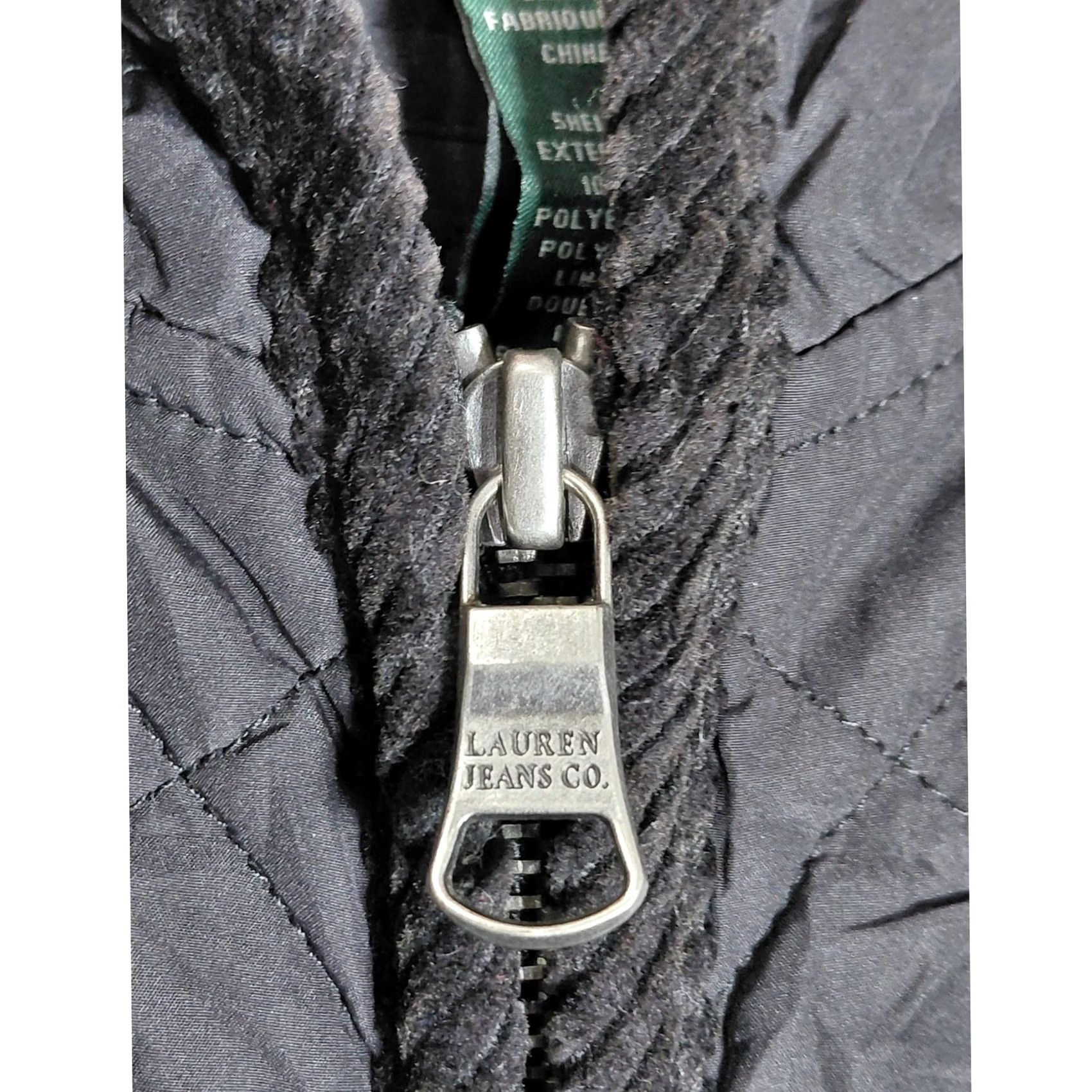 Ralph Lauren Ralph Lauren Jeans Co. Quilted Vest Black Solid Sleeveless Men's XL Zip Pockets Lined Lightweight Casual Travel | Mens Size 40" / US 18 - 3 Thumbnail