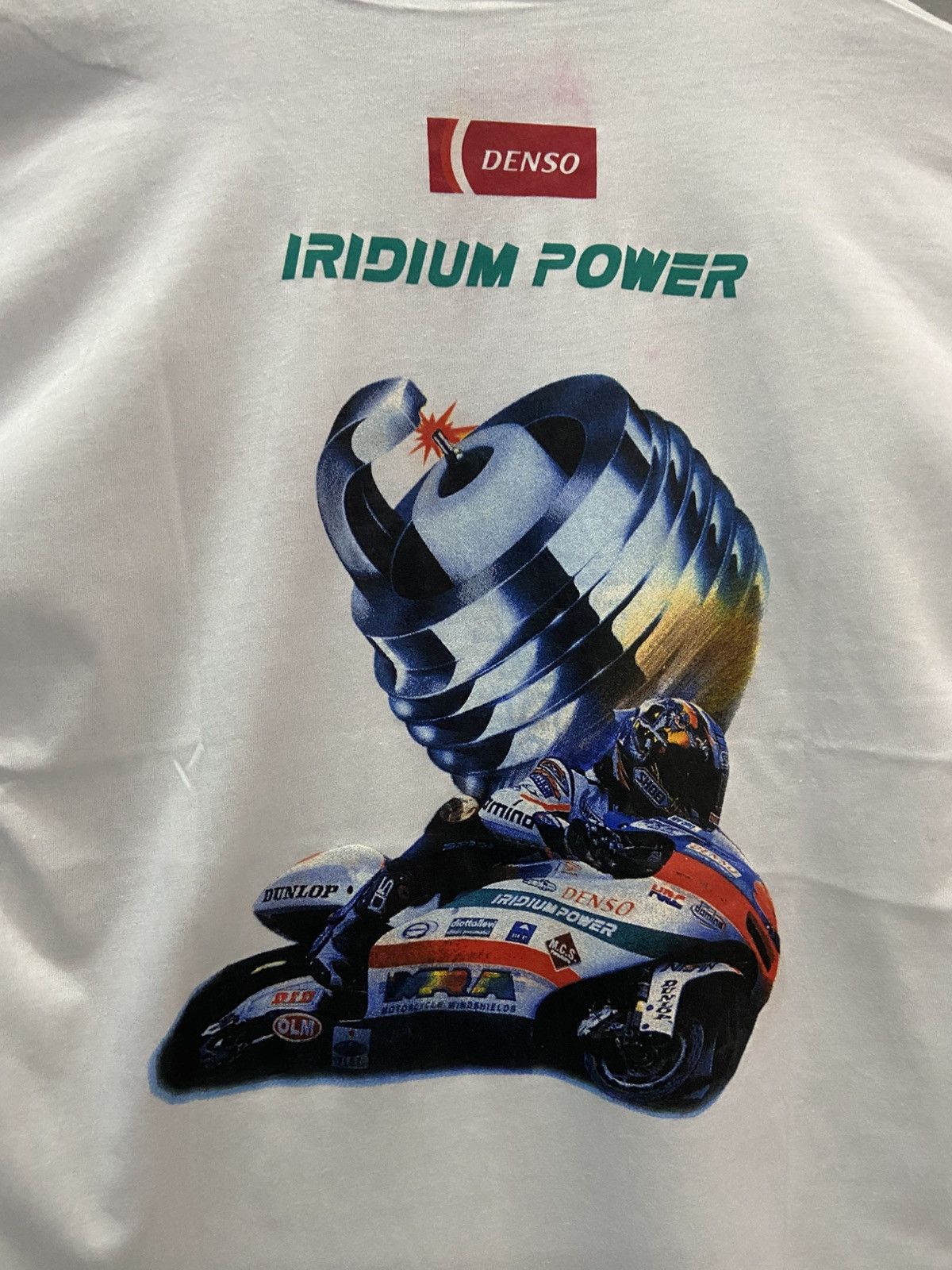 Japanese Brand VINTAGE DENSO SPARK PLUGS IRIDIUM POWER TEE SHIRT Size US M / EU 48-50 / 2 - 2 Thumbnail