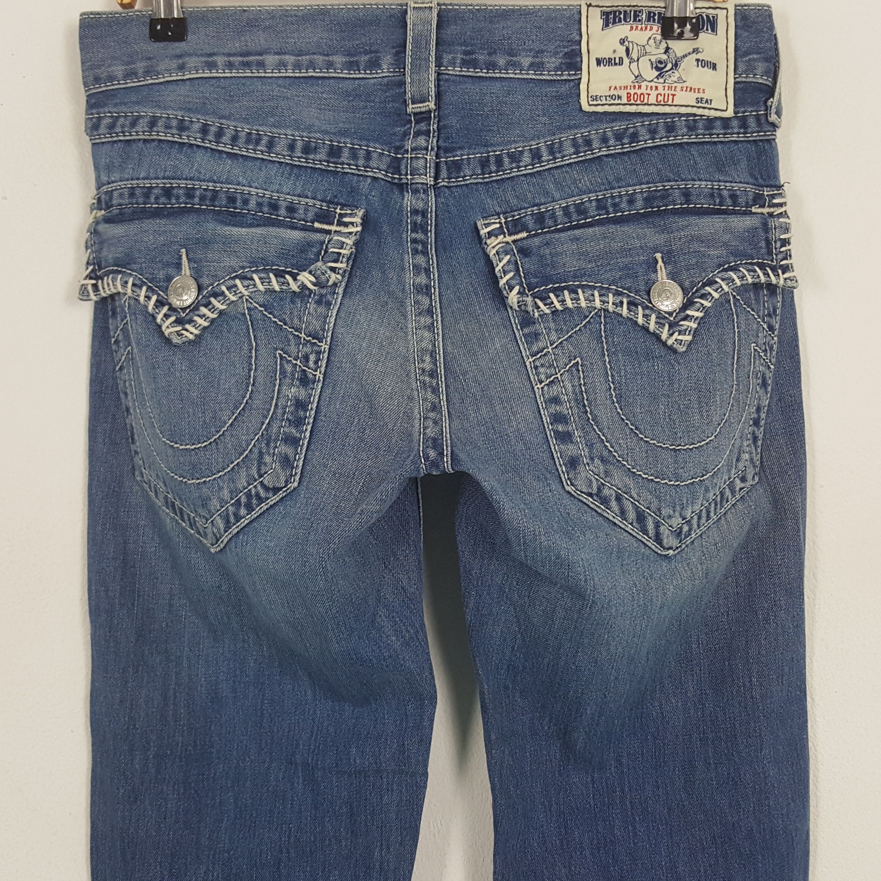 True Religion × Vintage Vintage True Religion BOOT CUT USA Denim Jeans Size 32" / US 10 / IT 46 - 5 Thumbnail
