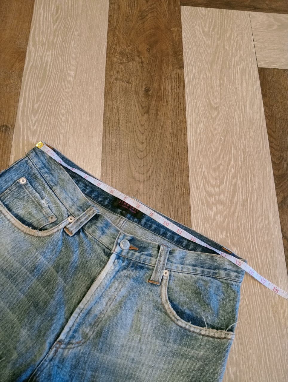 If Six Was Nine JAPANESE ZEROSAIL DISTRESSED JEANS - SIZE L Size US 31 - 11 Thumbnail