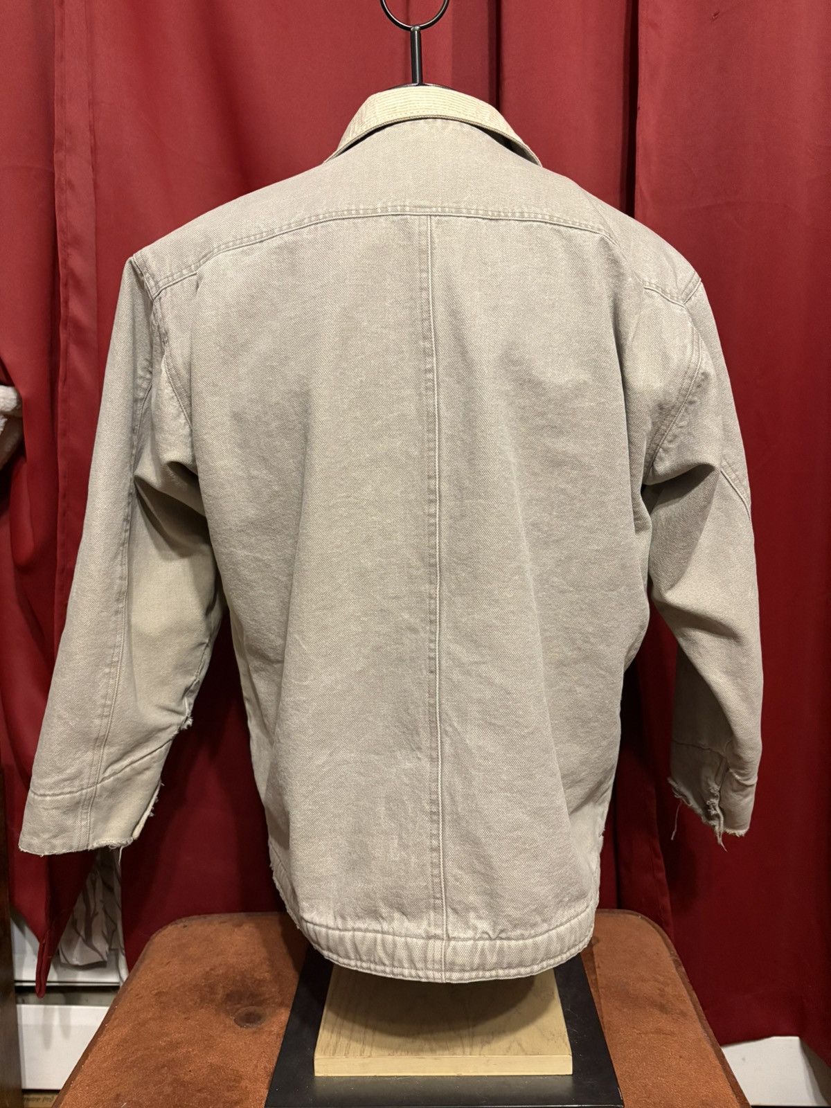 Vintage Vintage BaLance Beige Jean Jacket 90s Distressed Denim Grail Size US M / EU 48-50 / 2 - 2 Thumbnail