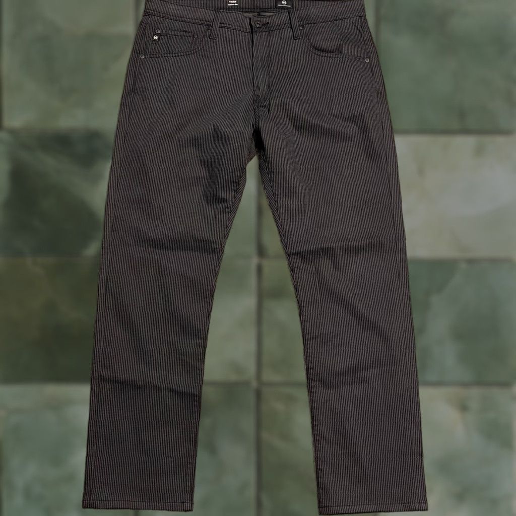 Vintage AG Adriano Goldschmied Mens Pants The Tellis Modern Slim Size 36 Size US 36 / EU 52 - 1 Thumbnail