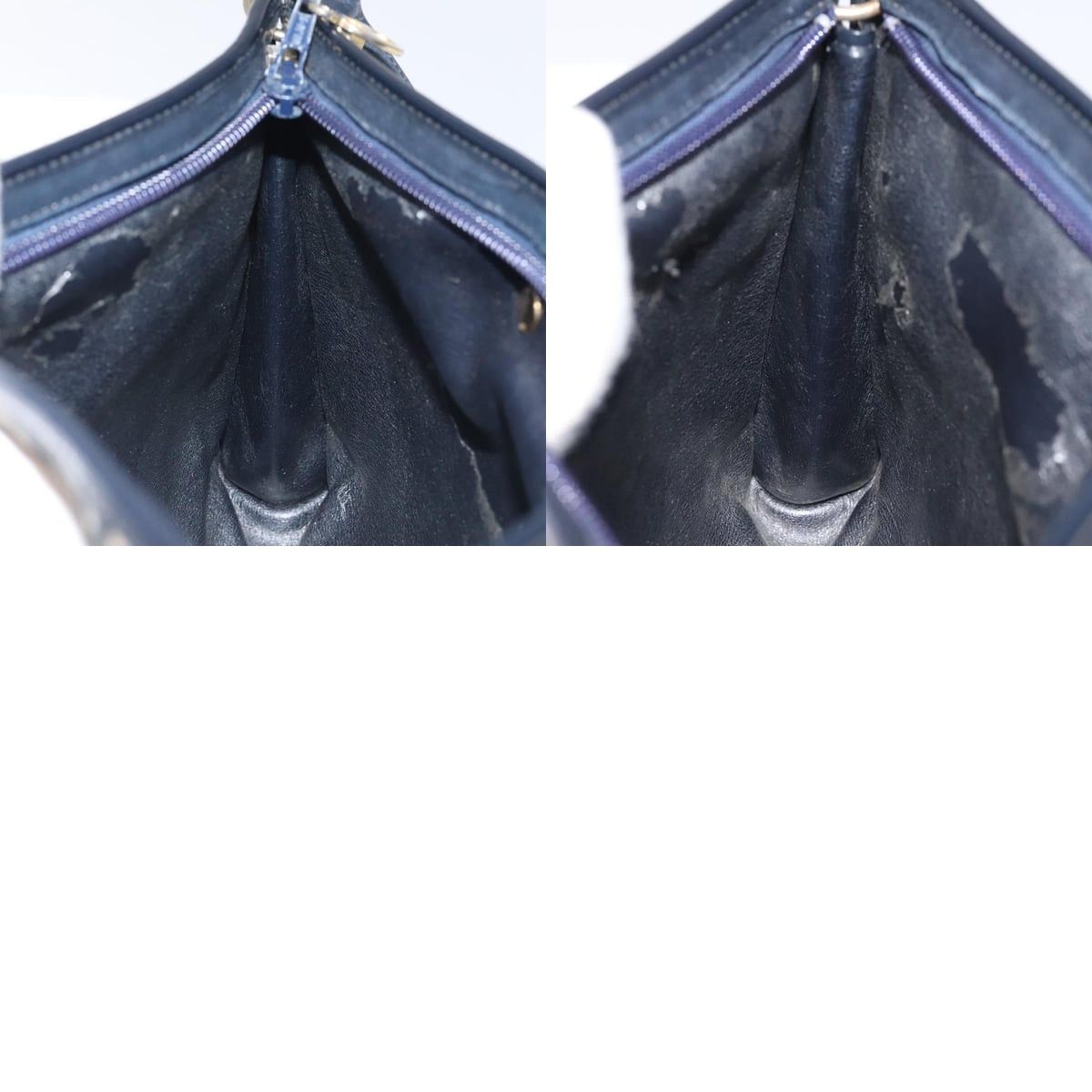 Dior DIOR Trotter Canvas Shoulder Bag Navy Gold Size ONE SIZE - 12 Thumbnail