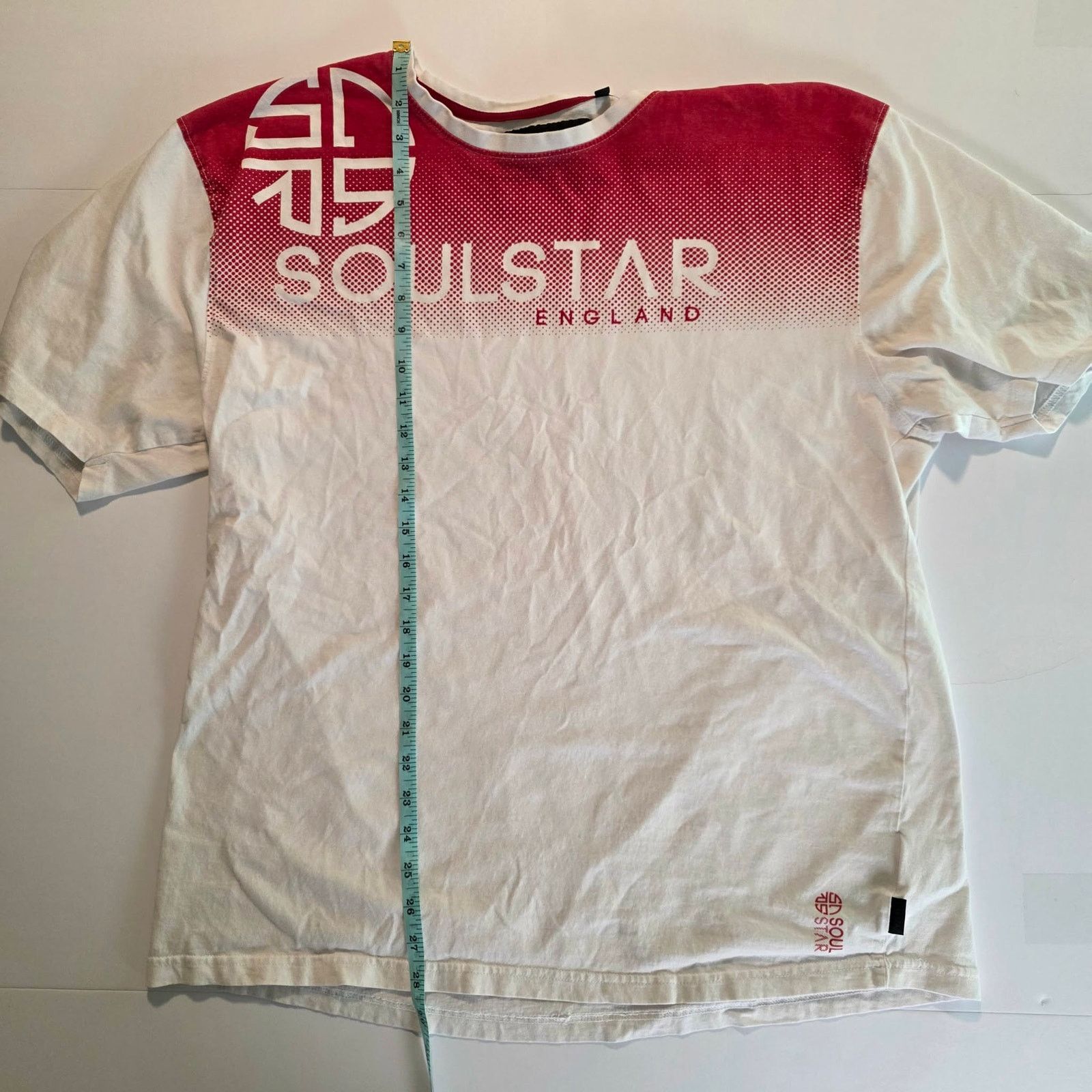 Other Soul Star England T Shirt Mens 3XL White Red Streetwear Size US XL / EU 56 / 4 - 1 Thumbnail