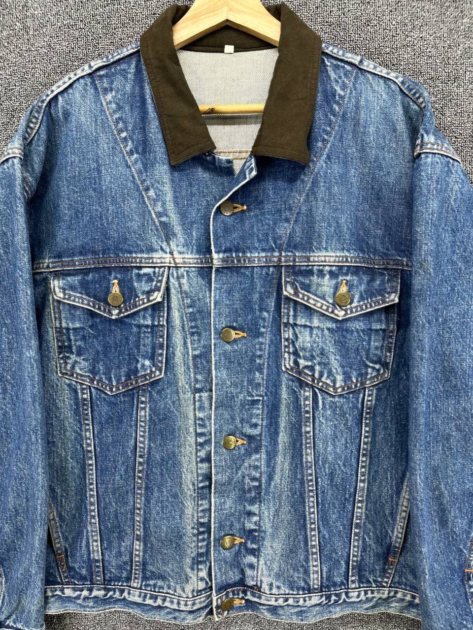 Kenzo Vintage 90s Kenzo Trucker Denim Jacket Size US L / EU 52-54 / 3 - 5 Thumbnail