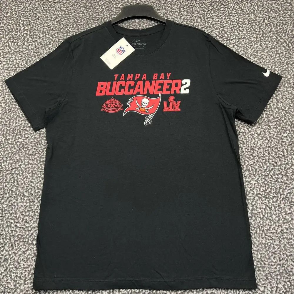 Nike Nike Shirt Men Large Tampa Bay Buccaneers NFL Cotton New Size US L / EU 52-54 / 3 - 1 Thumbnail