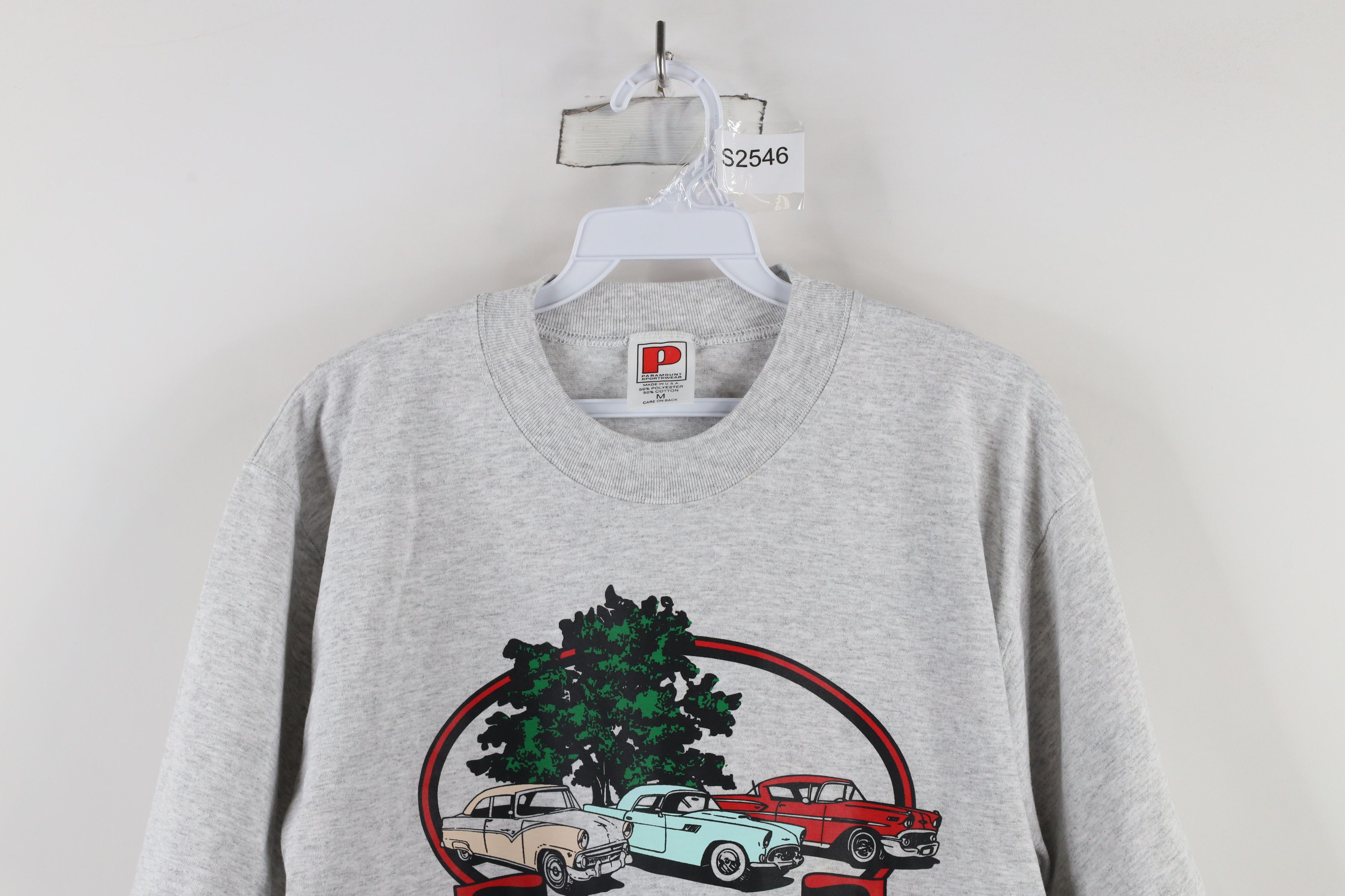 Vintage Vintage 90s Park Gang Classic Hot Rod Cars T-Shirt Gray USA Size US M / EU 48-50 / 2 - 2 Thumbnail