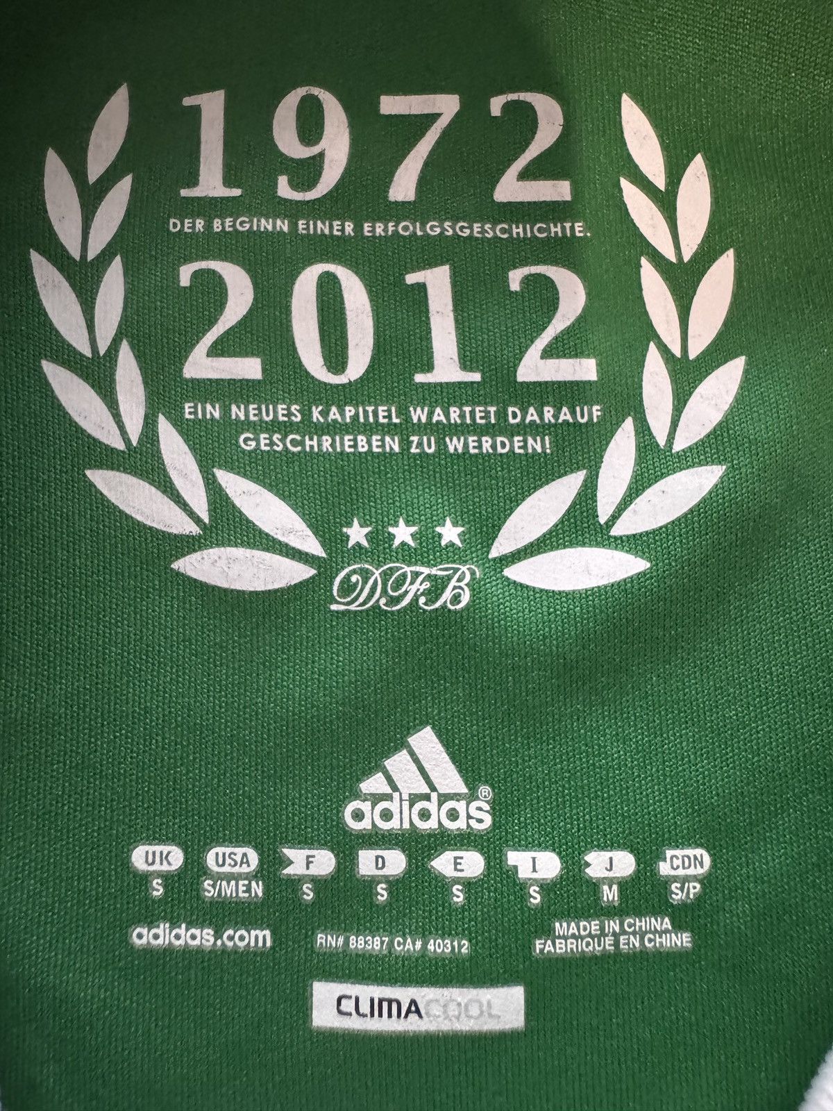Adidas VINTAGE ADIDAS GERMANY 2012 SOCCER Y2K Size US S / EU 44-46 / 1 - 4 Thumbnail