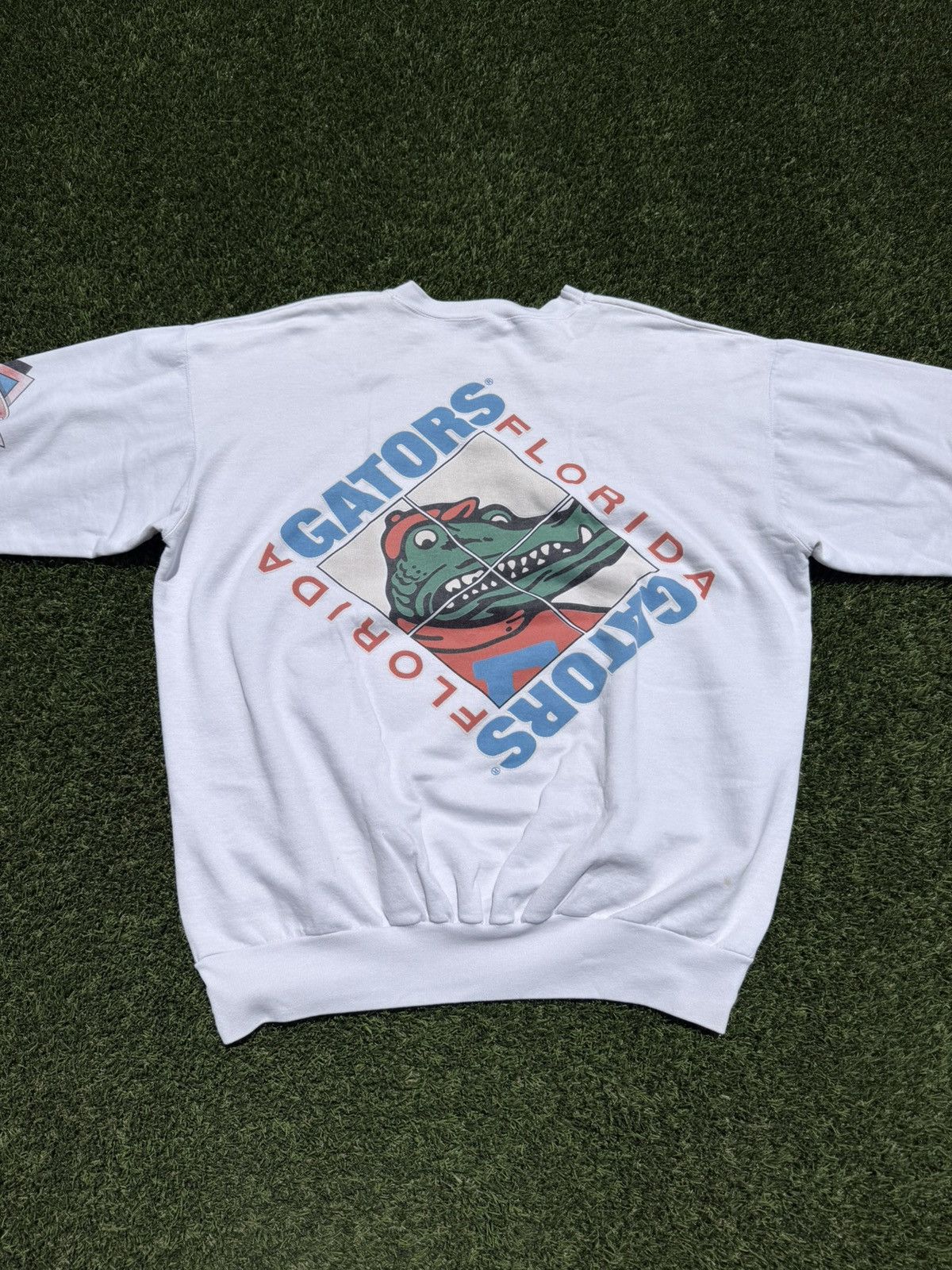 Vintage Vintage 90s University of Florida Gators AOP Crewneck Size US XL / EU 56 / 4 - 2 Thumbnail