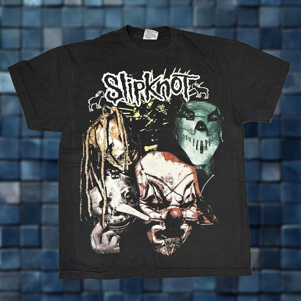 Slipknot 長袖 Tシャツ カーキ Lサイズ　2001年オリジナル Slipknot Iowa | Grailed