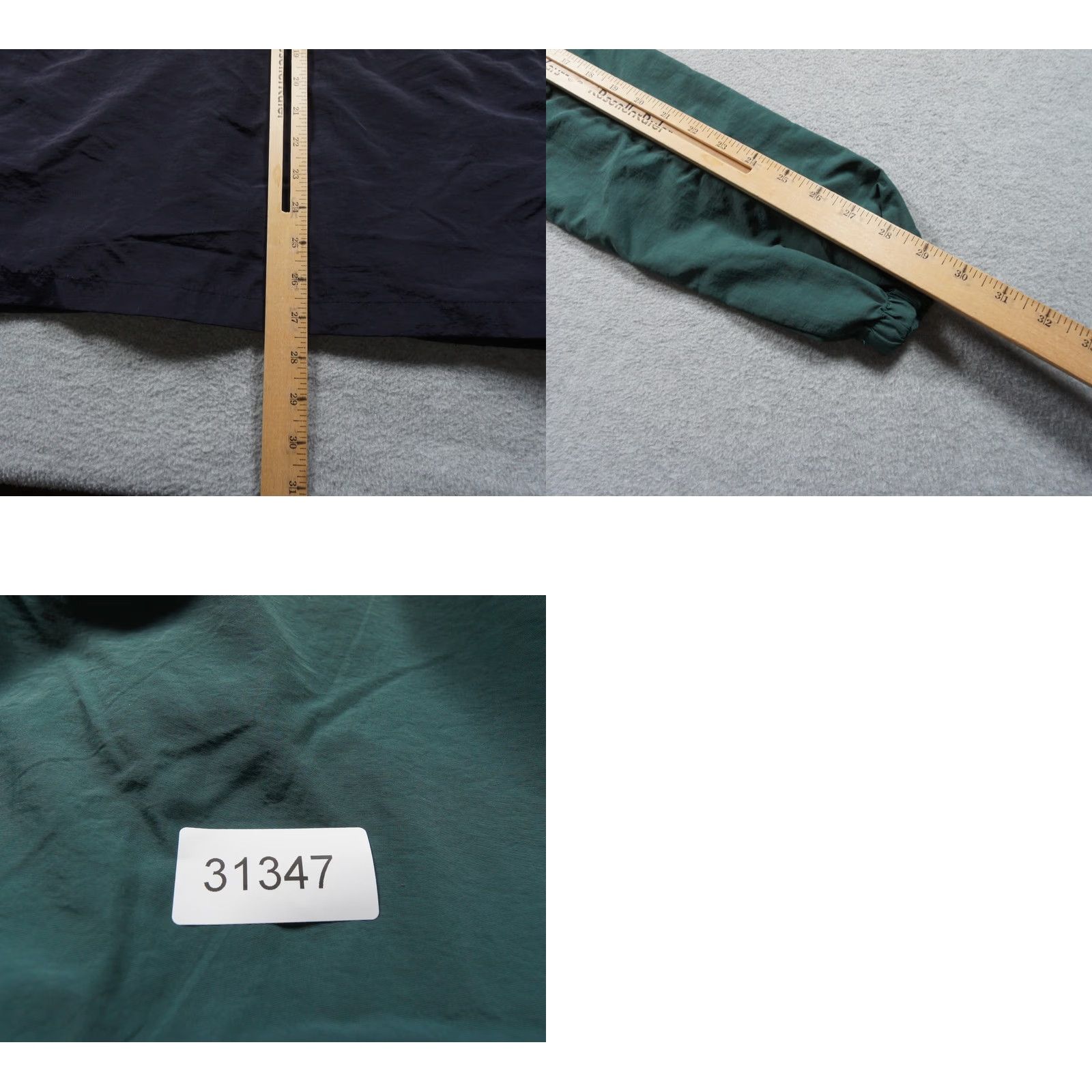 Nomad Nomad Jacket Mens Small Green Windbreaker Hooded Full Zip Colorblock Lightweight Size US M / EU 48-50 / 2 - 8 Thumbnail