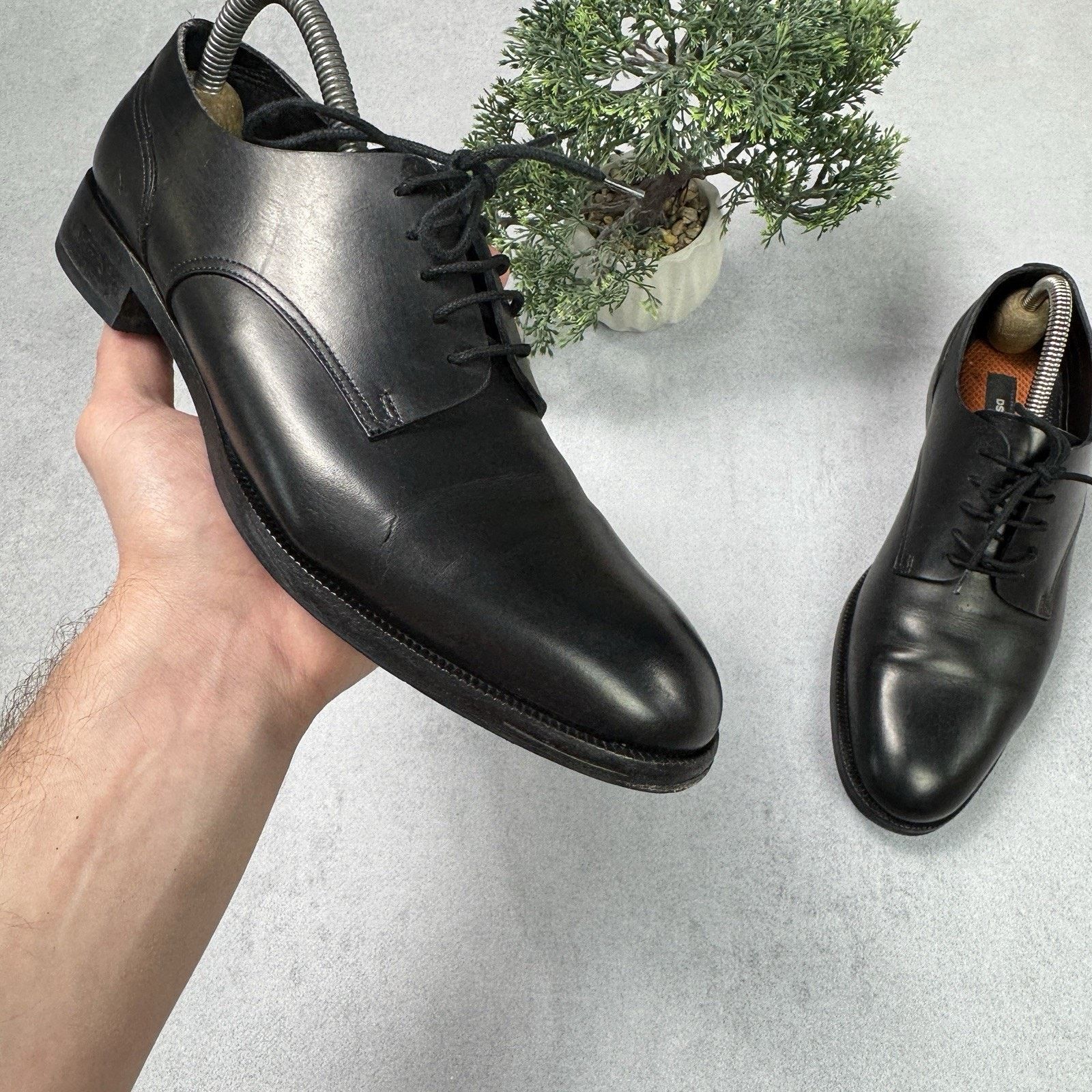Dsquared2 Dsquared2 Men Derby Oxford Shoes Size EU 39 US 6 Black Size US 6 / EU 39 - 6 Thumbnail