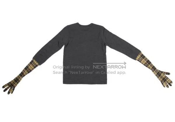 Comme des Garcons Comme des Garcons Gray Vintage Plaid Glove Top Size S / US 4 / IT 40 - 3 Thumbnail