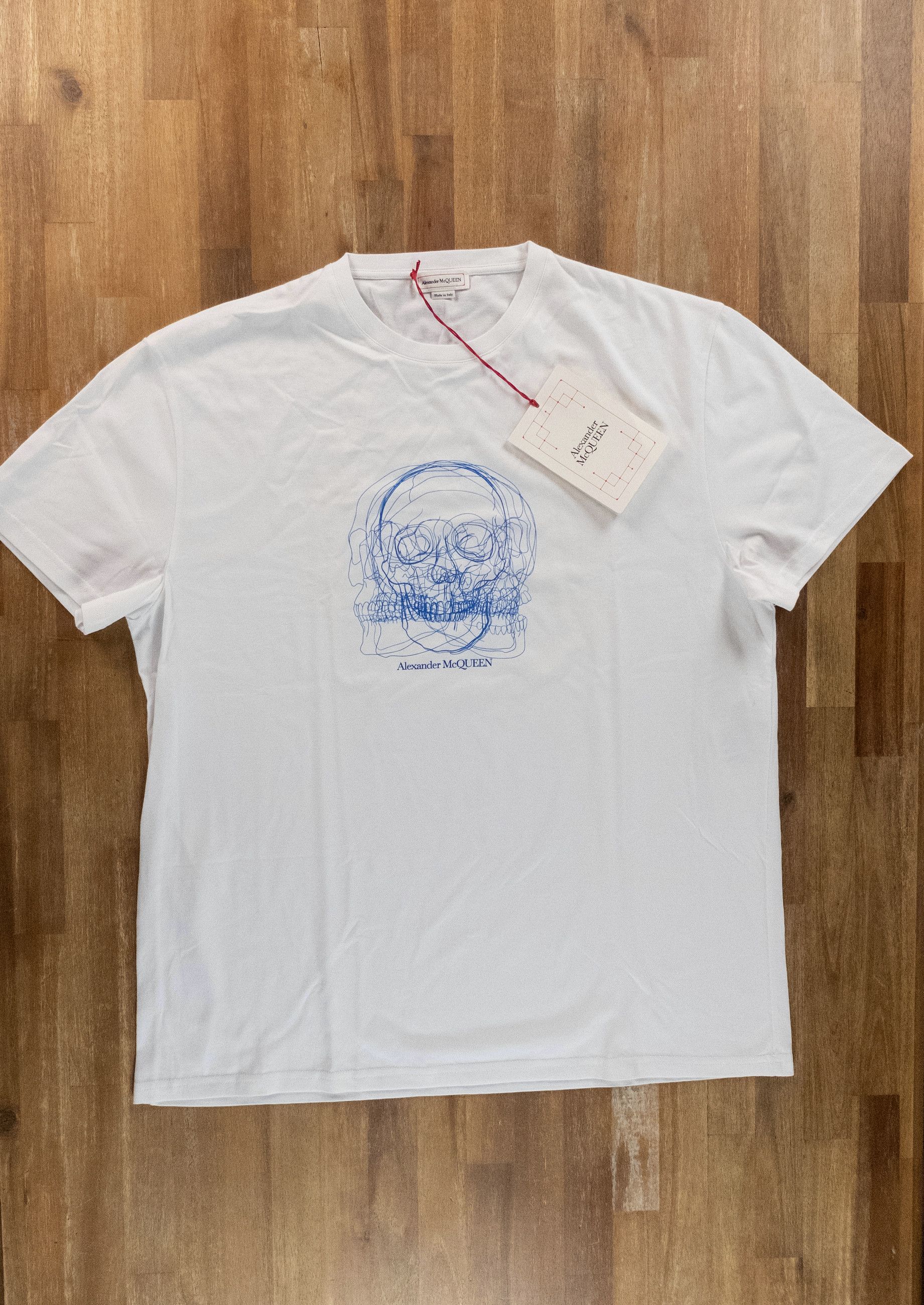 Alexander McQueen ALEXANDER MCQUEEN white regular fit Skull t-shirt Medium q Size US M / EU 48-50 / 2 - 1 Thumbnail