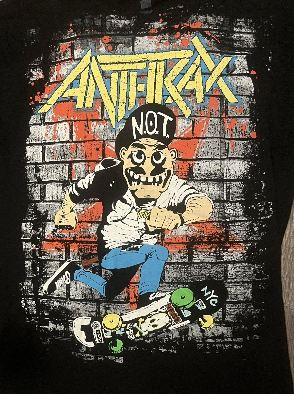 Other Anthrax N.O.T. Skateboard AOP Shirt size Medium Size US M / EU 48-50 / 2 - 2 Thumbnail