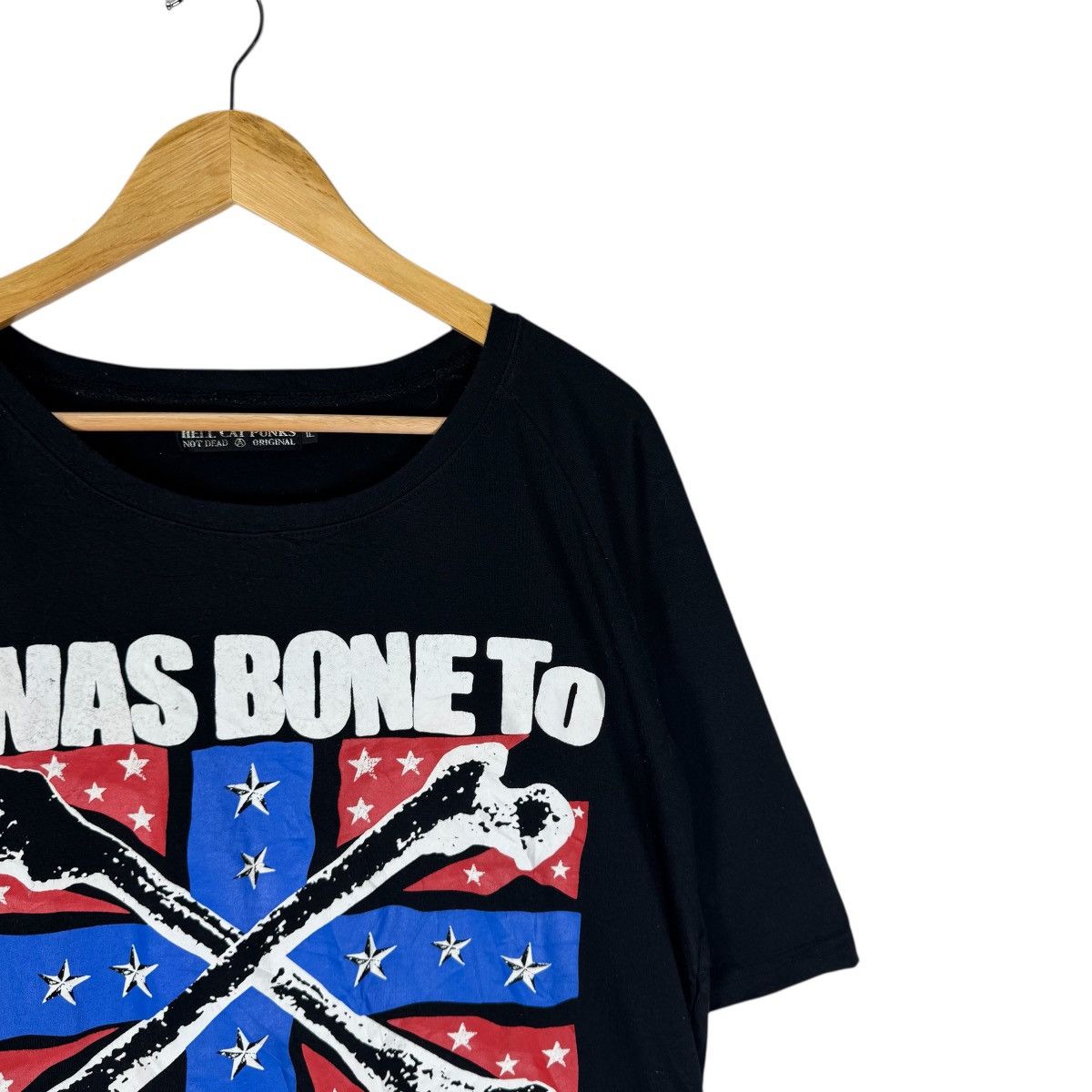 Japanese Brand ☀️HELL CAT PUNKS CROSS BONES T SHIRTS Size L / US 10 / IT 46 - 4 Thumbnail