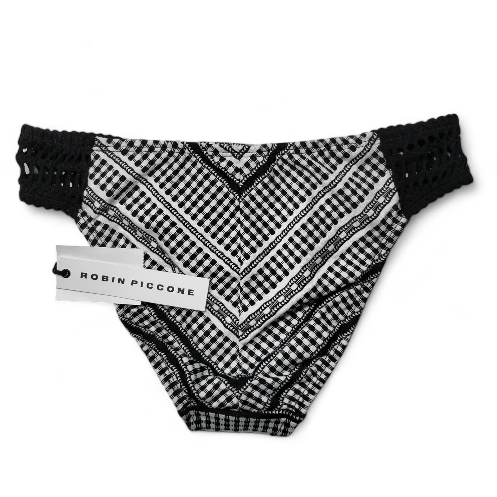 Other NWT ROBIN PICCONE Avery Gingham Crochet Bikini Bottom XS Size XS / US 0-2 / IT 36-38 - 5 Thumbnail