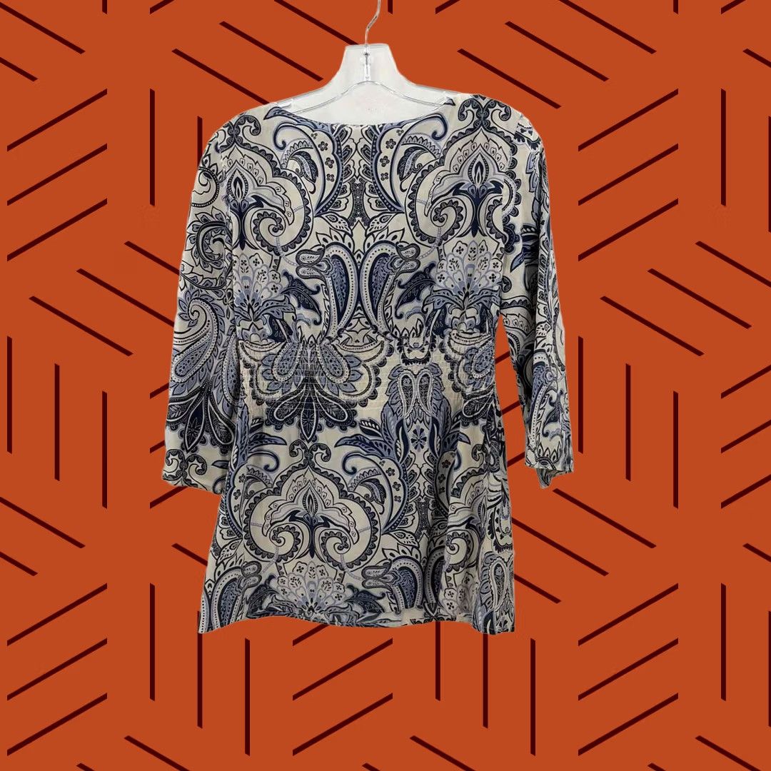 J.McLaughlin J Mclaughlin Blouse Pre-Owned Size Small Blue Size S / US 4 / IT 40 - 1 Thumbnail