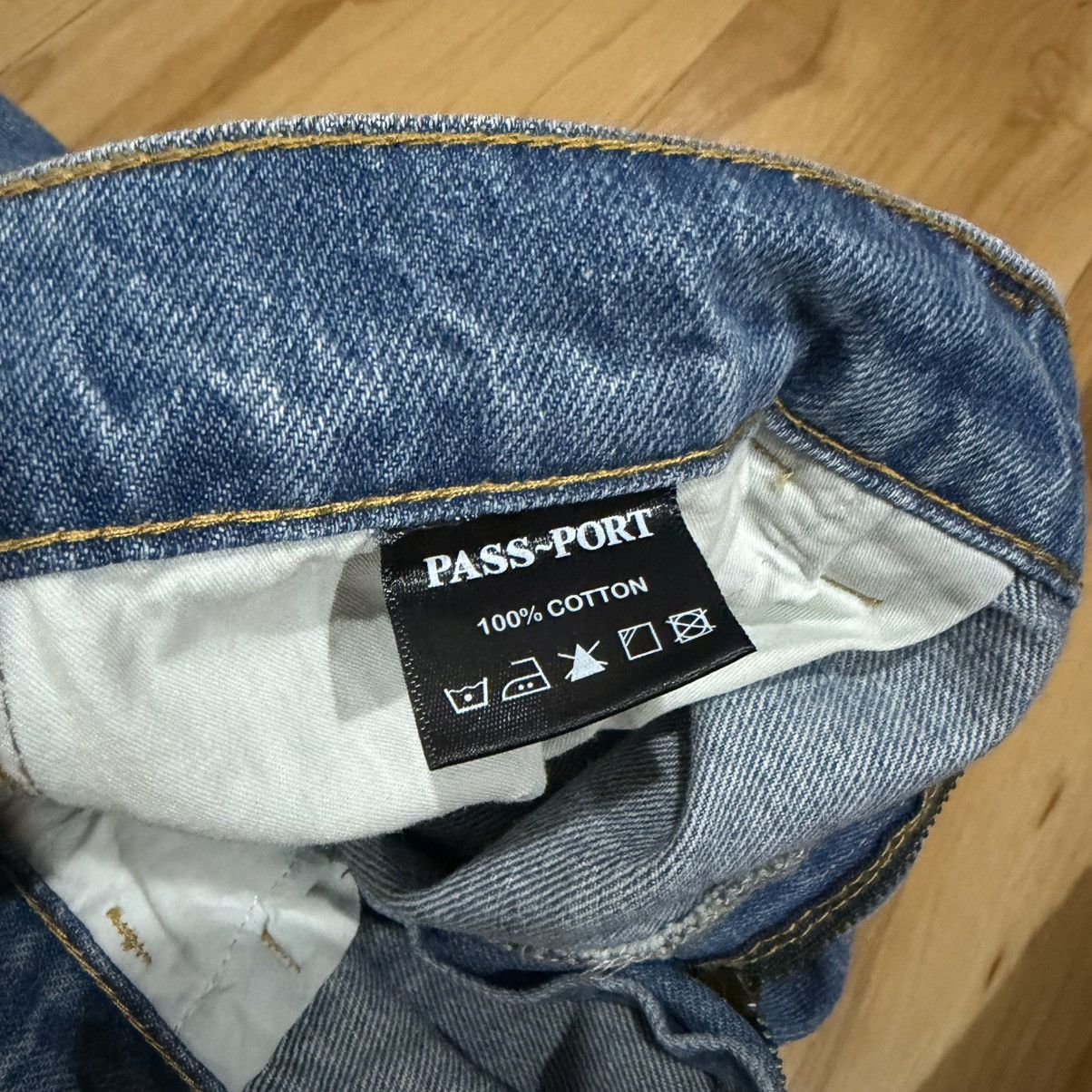Passport PASSPORT WORKERS CLUB JEANS WASHED LIGHT INDIGO Size US 34 / EU 50 - 7 Thumbnail