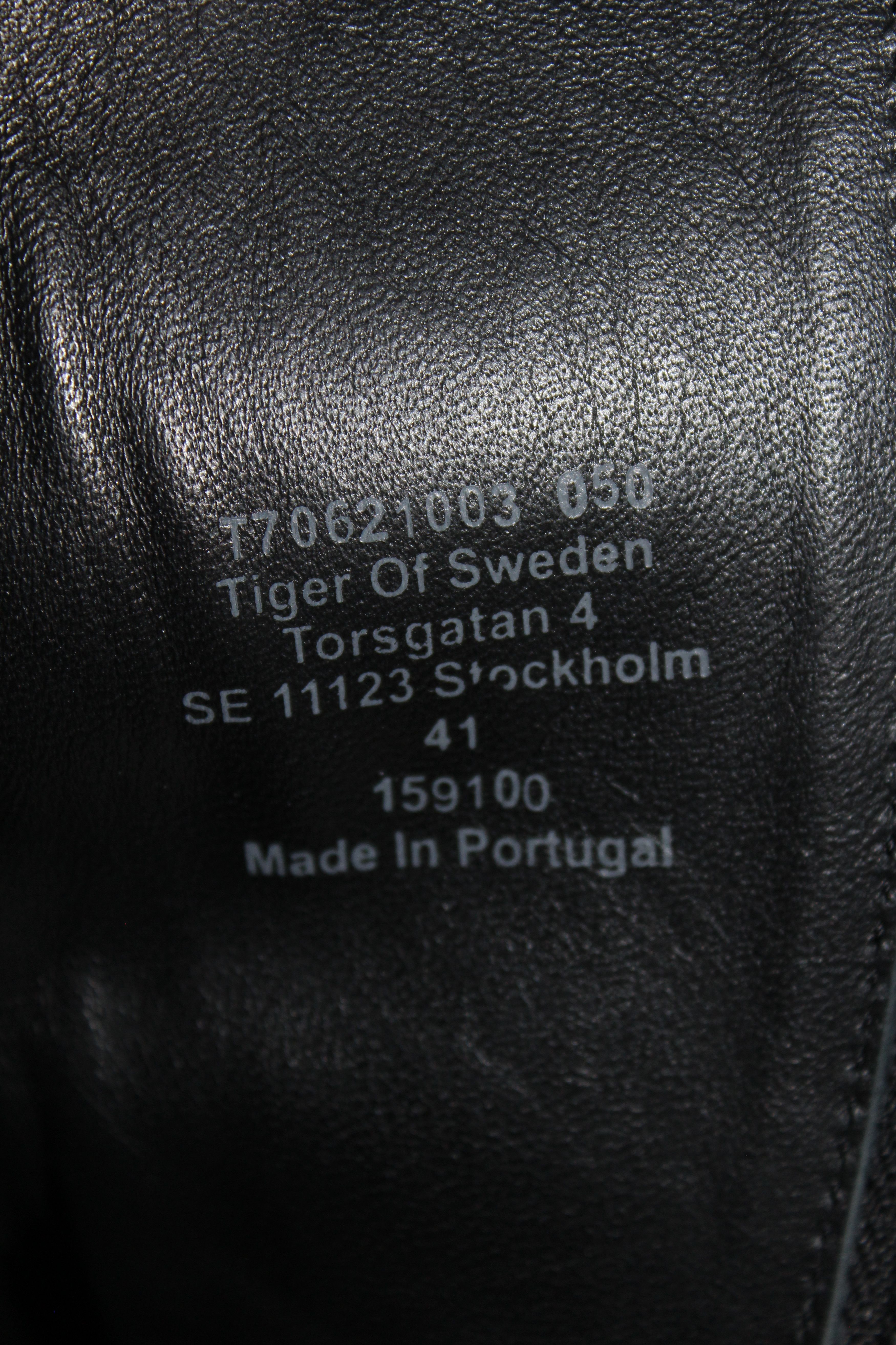 Tiger of Sweden Tiger Of Sweden Black Leather Berling Boots Size 41 8 Size US 8 / EU 41 - 8 Thumbnail